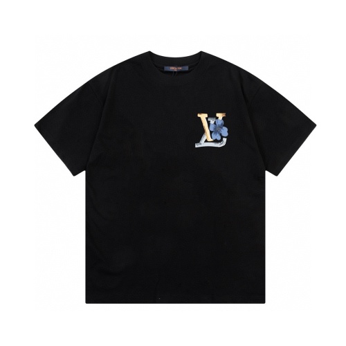Louis Vuitton Floral Logo Short Sleeve T-Shirt, Trendy Unisex Design 1 Louis Vuitton Floral Logo Short Sleeve T-Shirt, Trendy Unisex Design