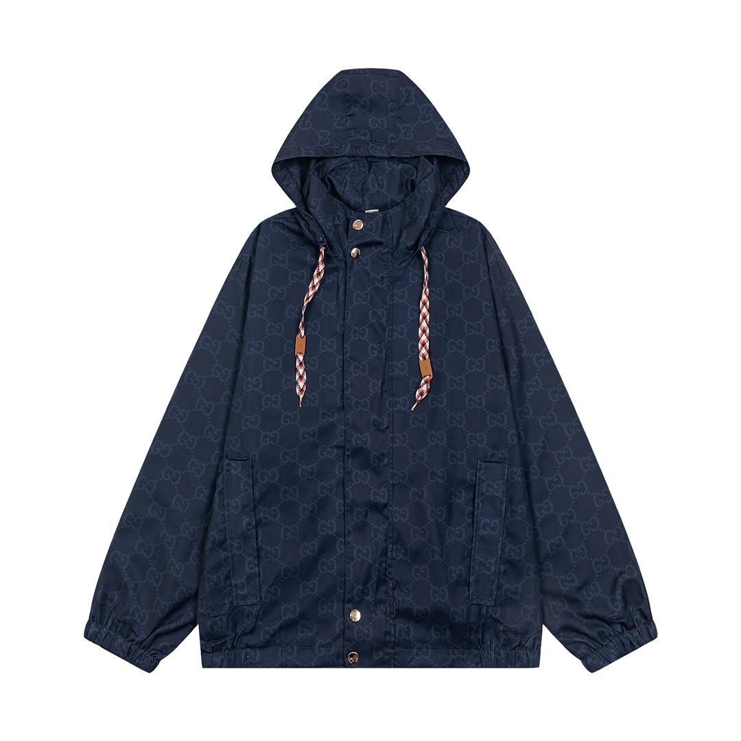 Gucci*Gucci 2024 pre-primavera@autunno nuova giacca con doppia G e nastro intrecciato, nel complesso semplice e raffina…