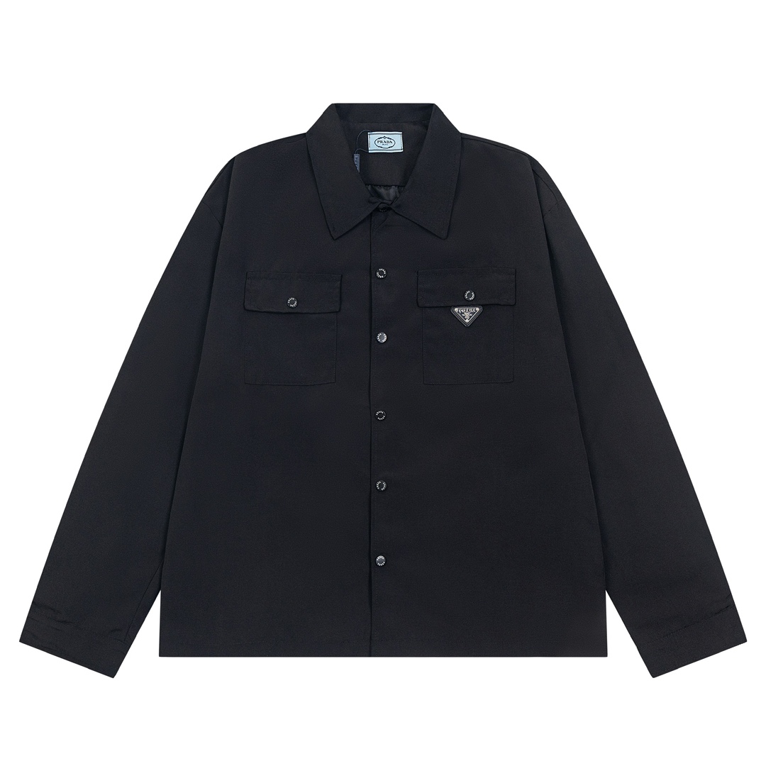 La chaqueta de trabajo Prada 24ss es una chaqueta funcional. Se acerca un artículo importante de otoño. Vestido auténti…