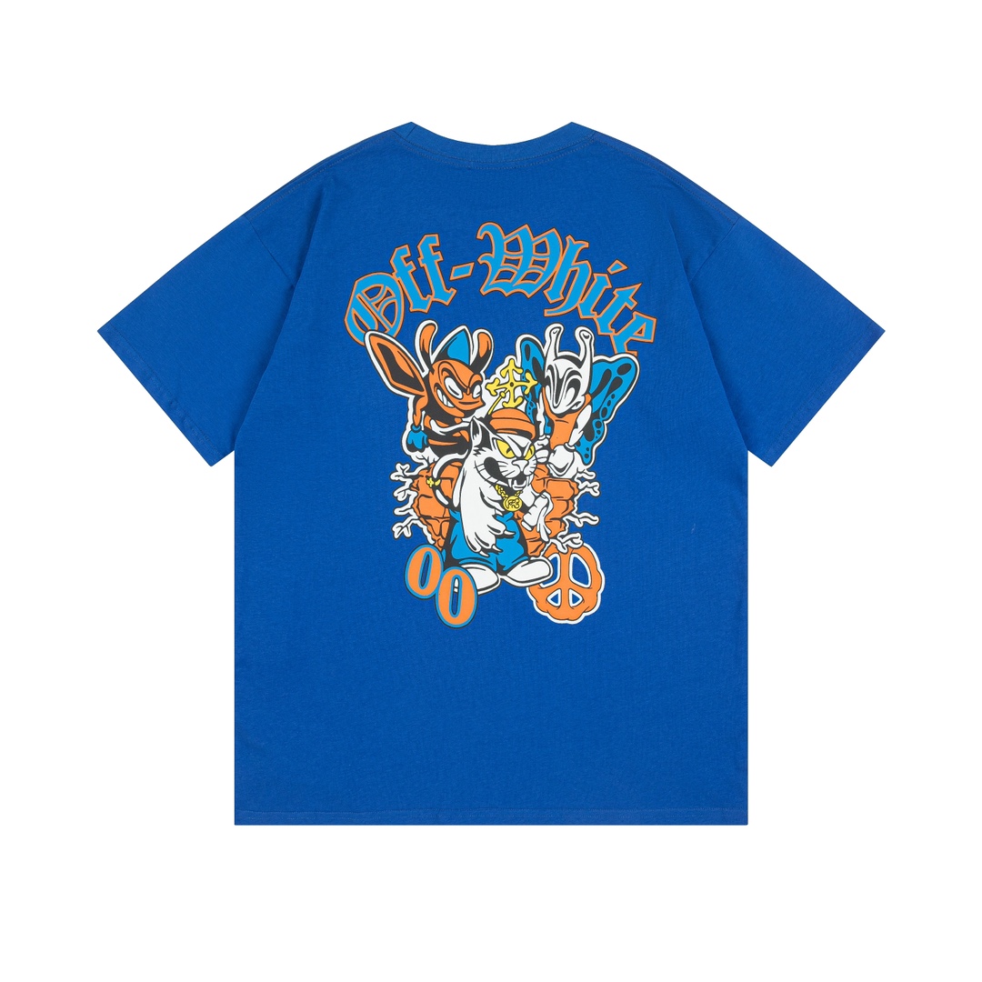 Off-White OW Printed Crew Neck T-Shirts Tops Tees, Available in S-XL 7 i1735220498 3995 4