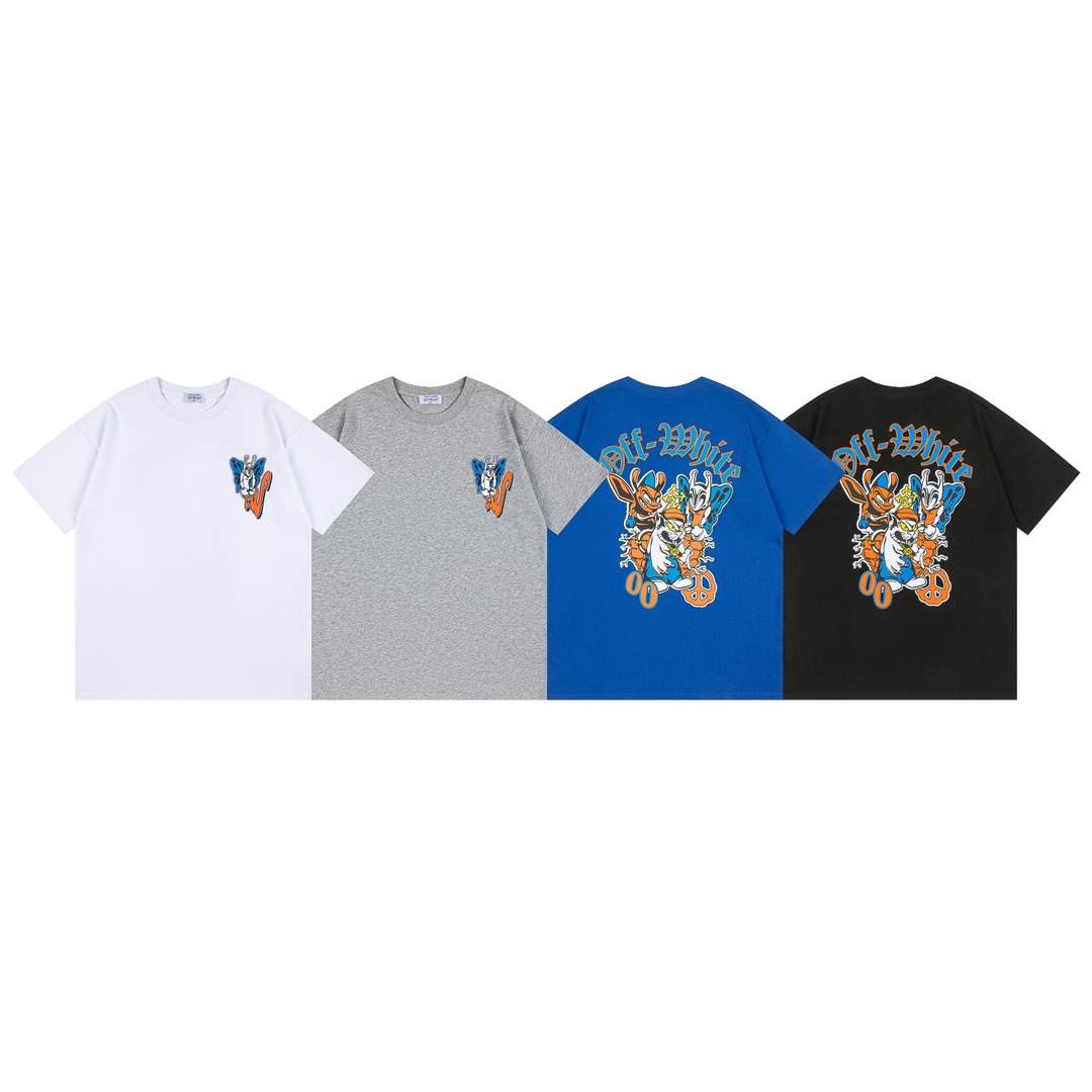 Off-White OW Printed Crew Neck T-Shirts Tops Tees, Available in S-XL 1 i1735220498 6133 1