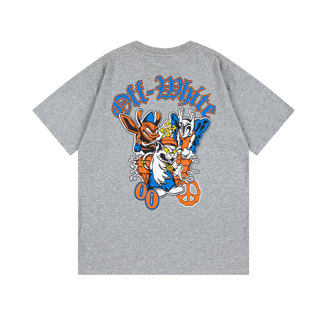 Off-White OW Printed Crew Neck T-Shirts Tops Tees, Available in S-XL 5 i1735220498 7428 6