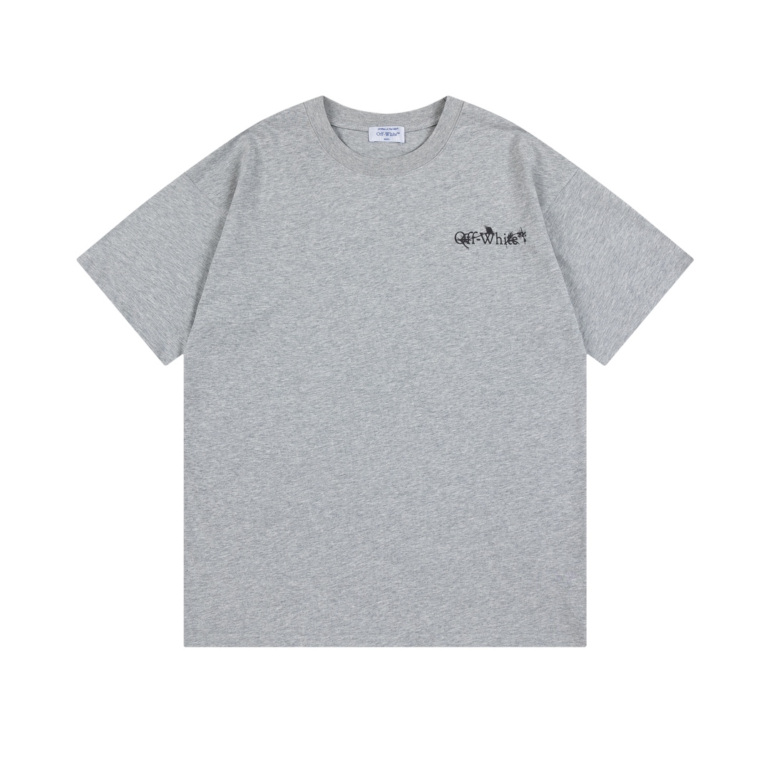 Off-White OW Printed Crew Neck T-Shirt | Stylish & Comfortable Tees Top 7 i1735221809 1527 7