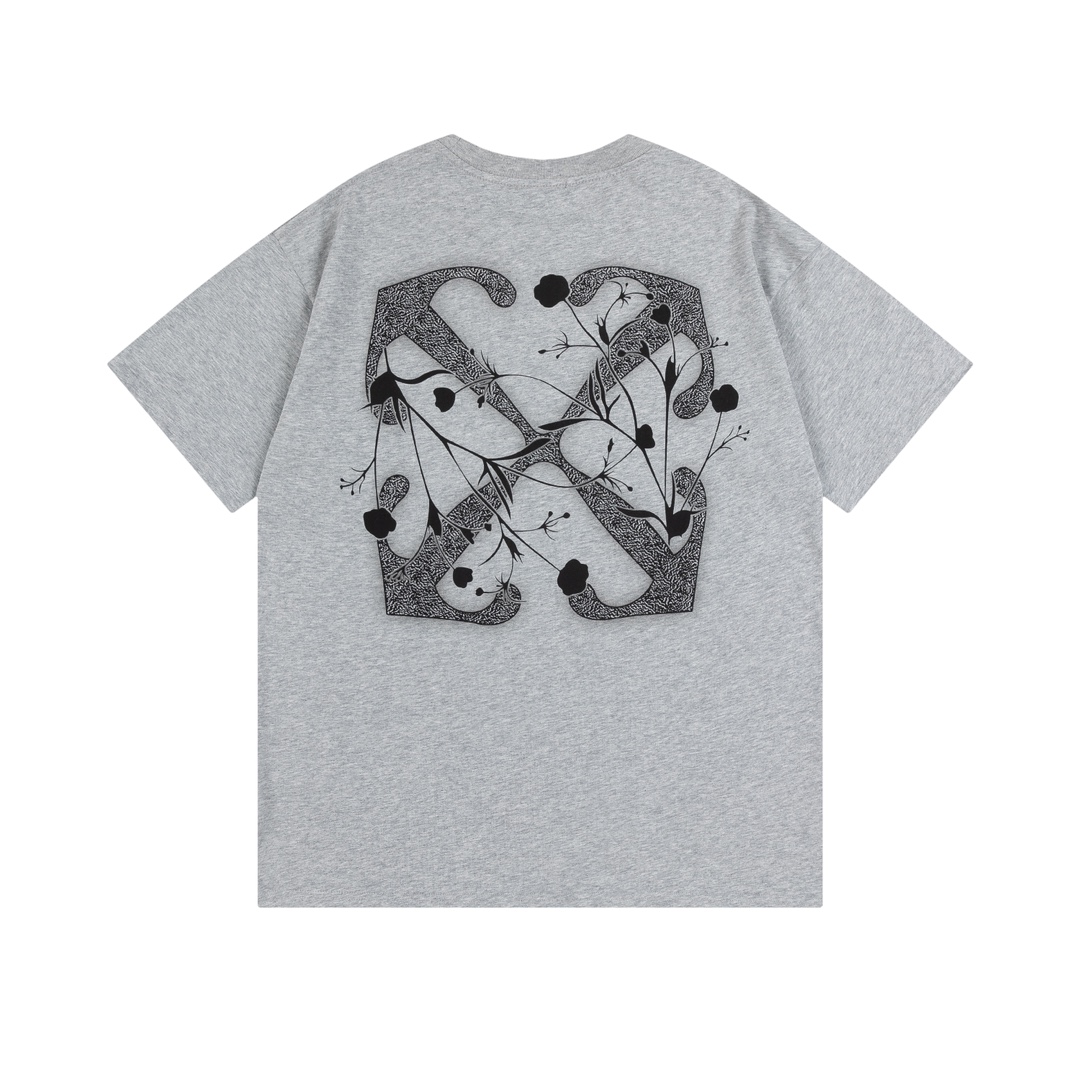 Off-White OW Printed Crew Neck T-Shirt | Stylish & Comfortable Tees Top 8 i1735221809 2344 6