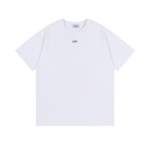 9025#P102, off white new loose version short-sleeved T-shirt Size: S M L XL Color: White 1 9025#P102, off white new loose version short-sleeved T-shirt Size: S M L XL Color: White