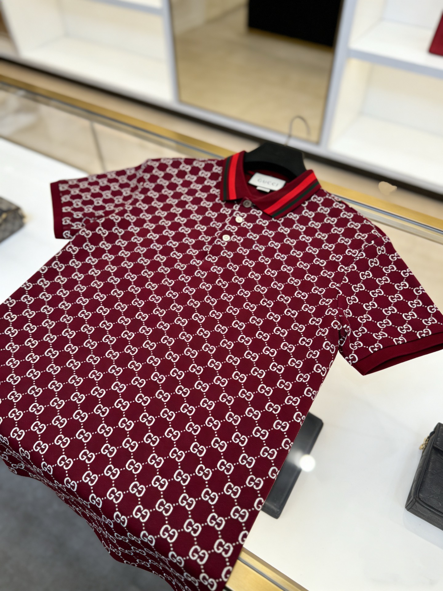 Gucci Gucci满印Polo衫