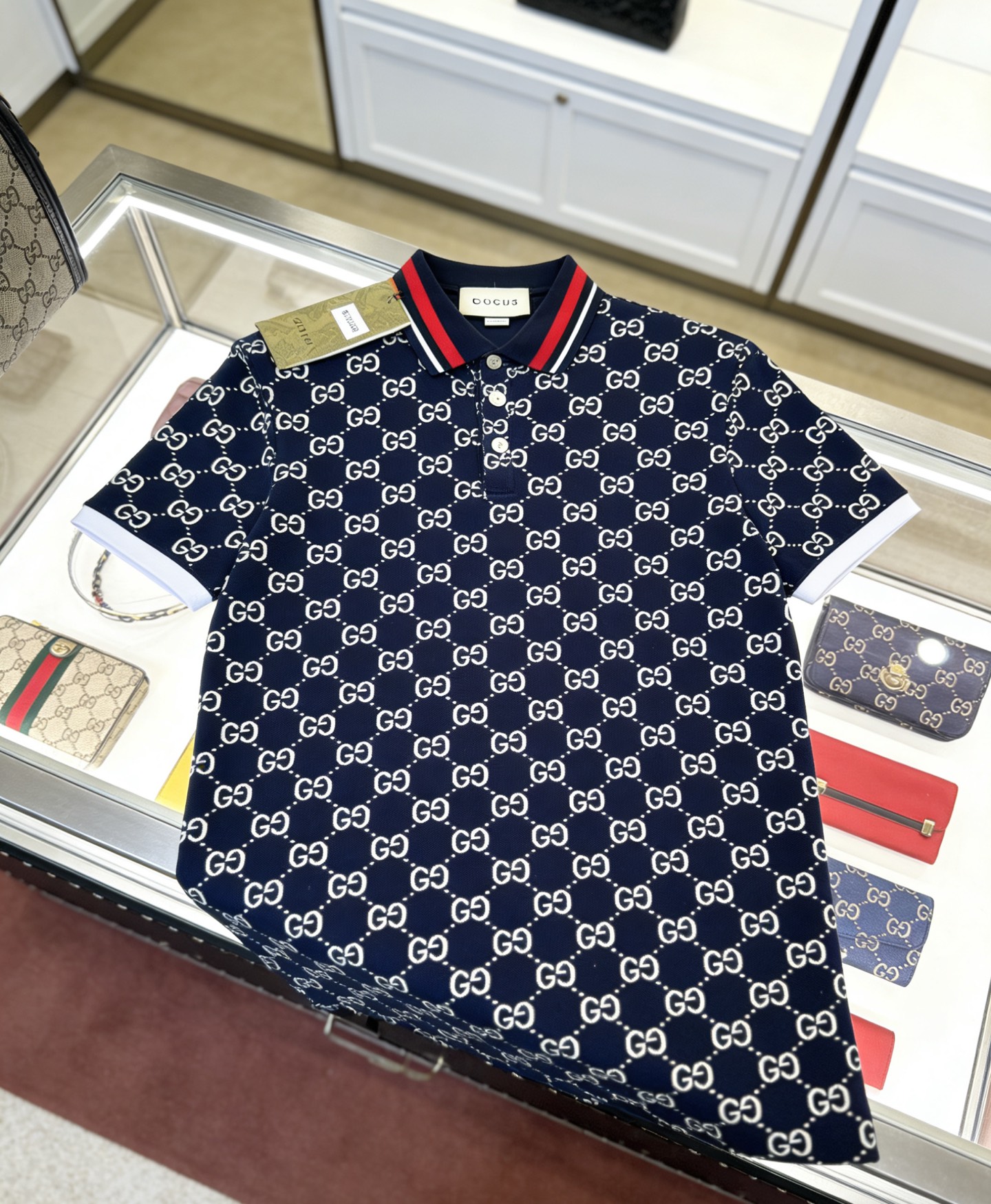 Gucci Gucci满印Polo衫