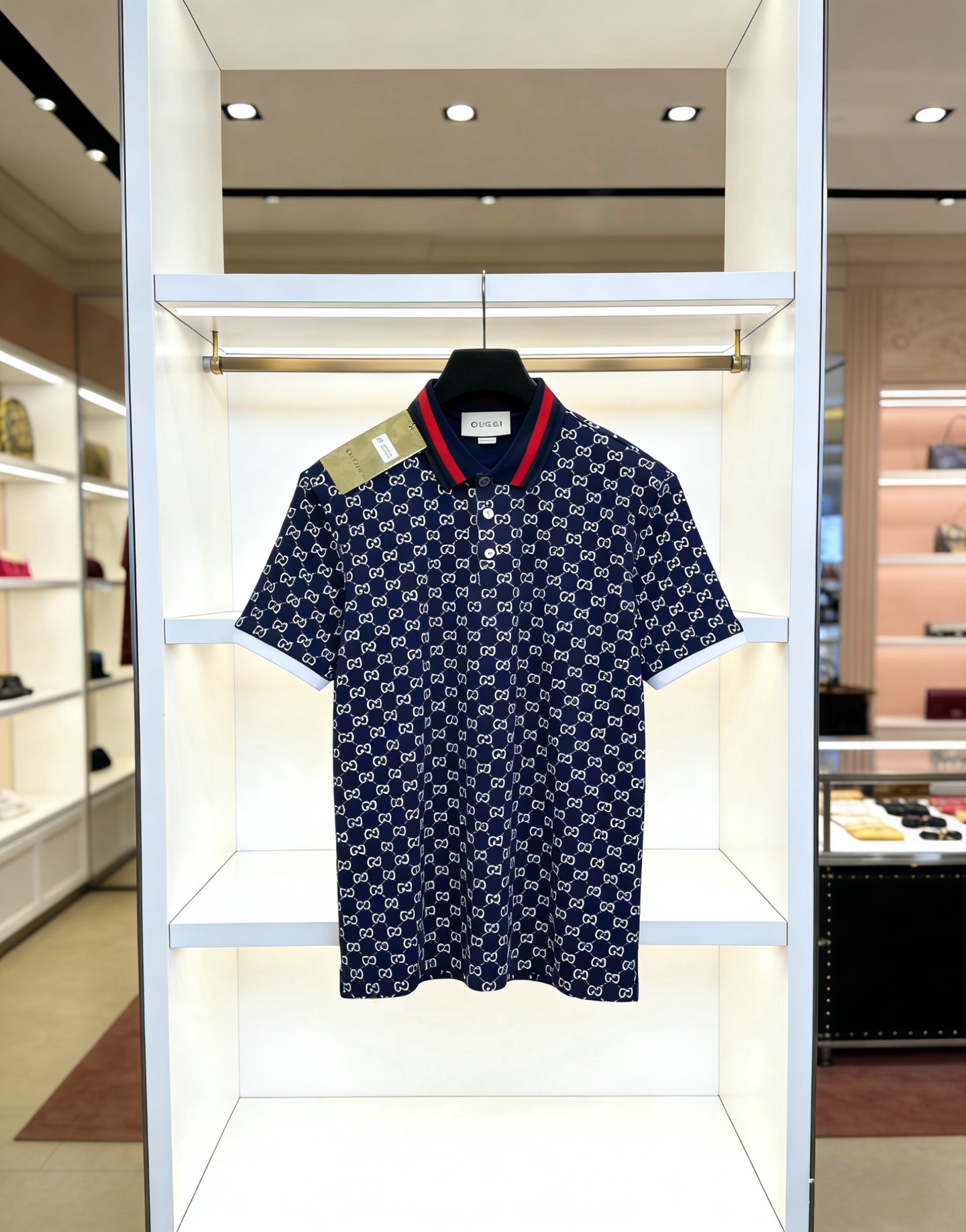 Gucci Gucci满印Polo衫