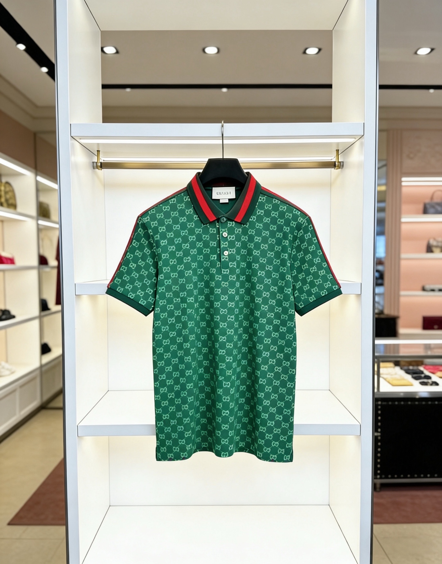 Gucci Gucci满印Polo衫