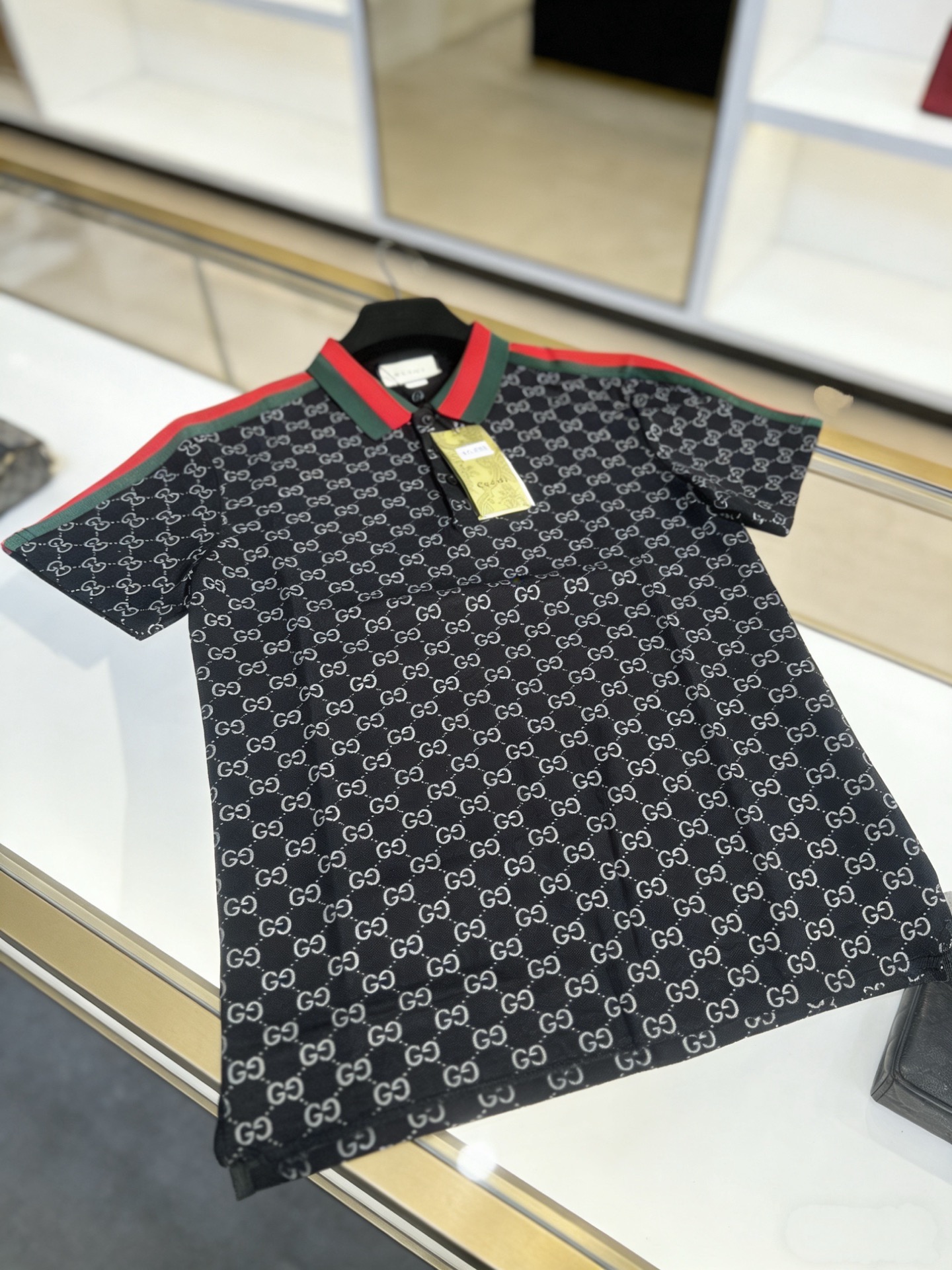 Gucci Gucci满印Polo衫