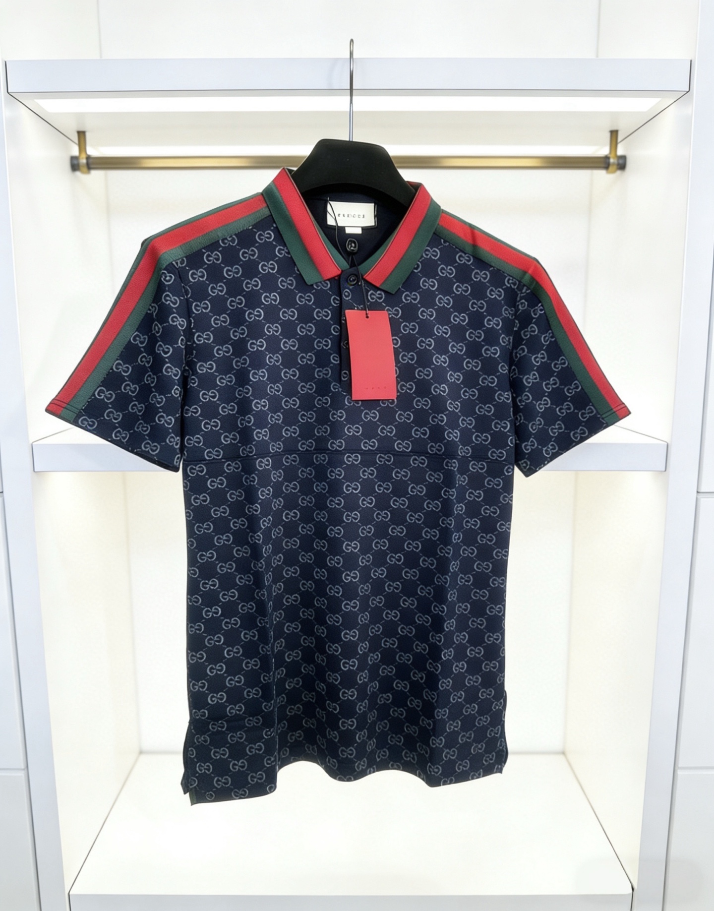 Gucci Gucci满印Polo衫
