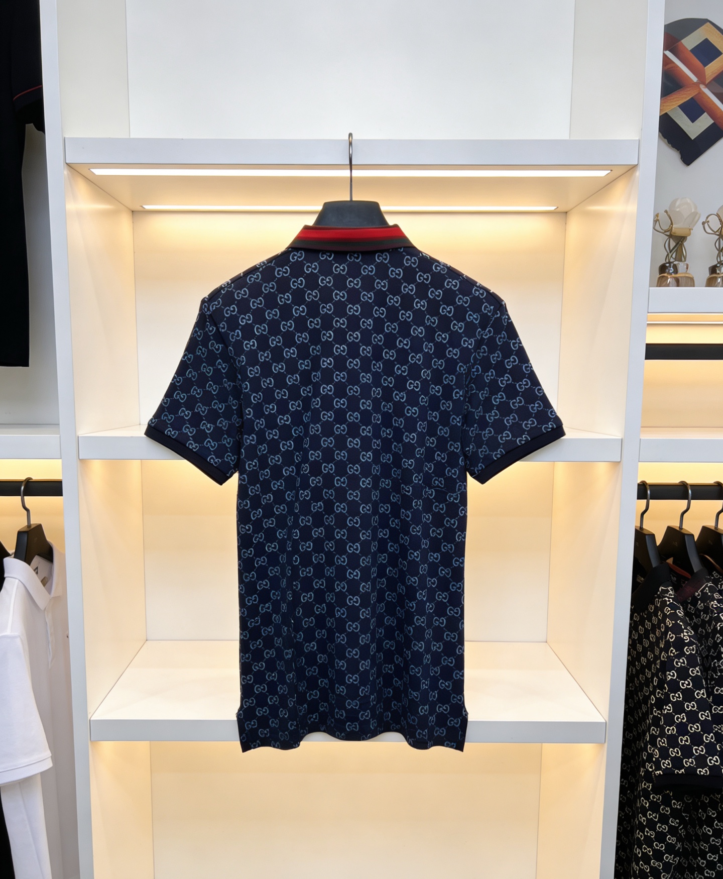 Gucci Gucci满印Polo衫