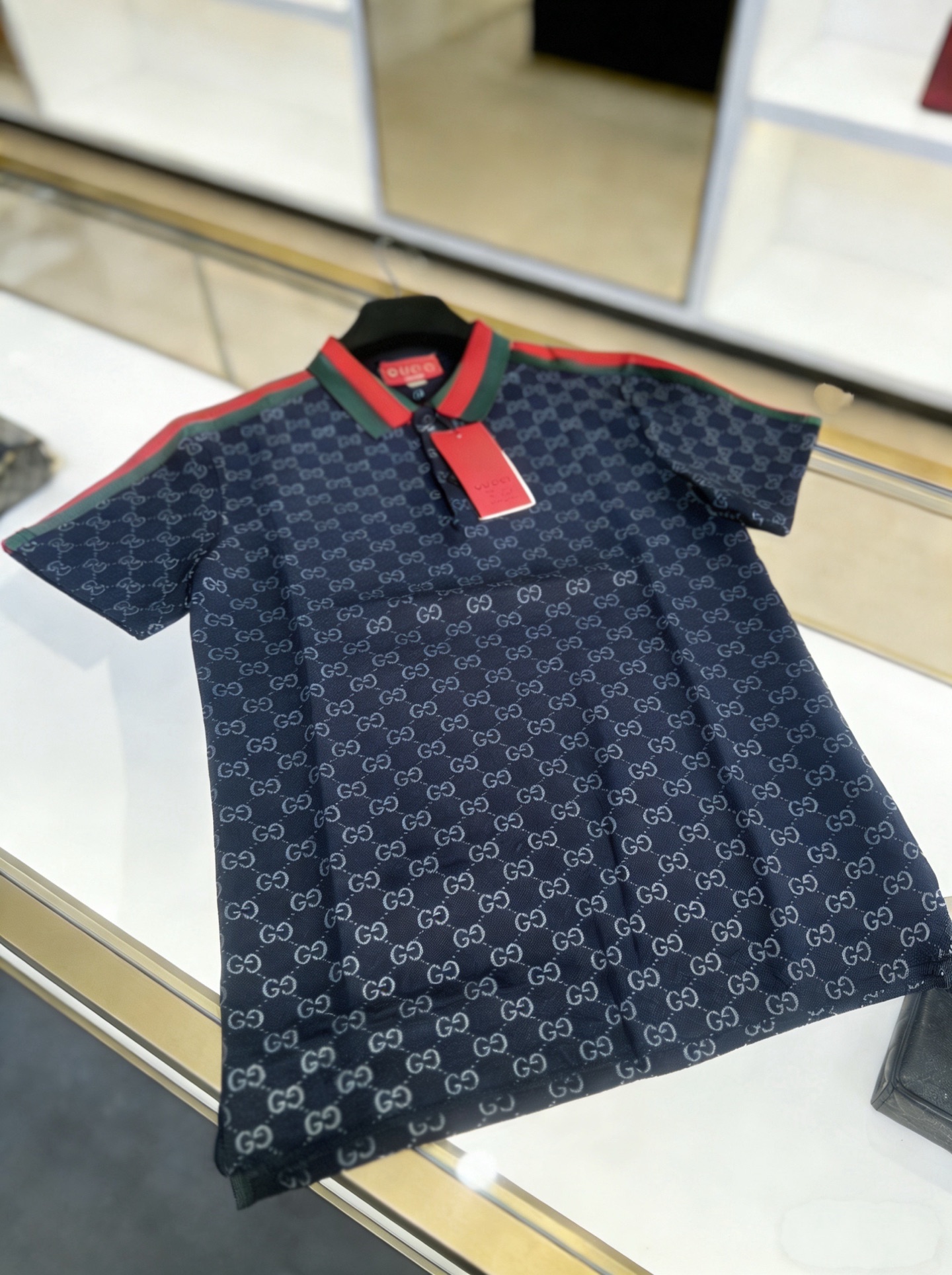 Gucci Gucci满印Polo衫