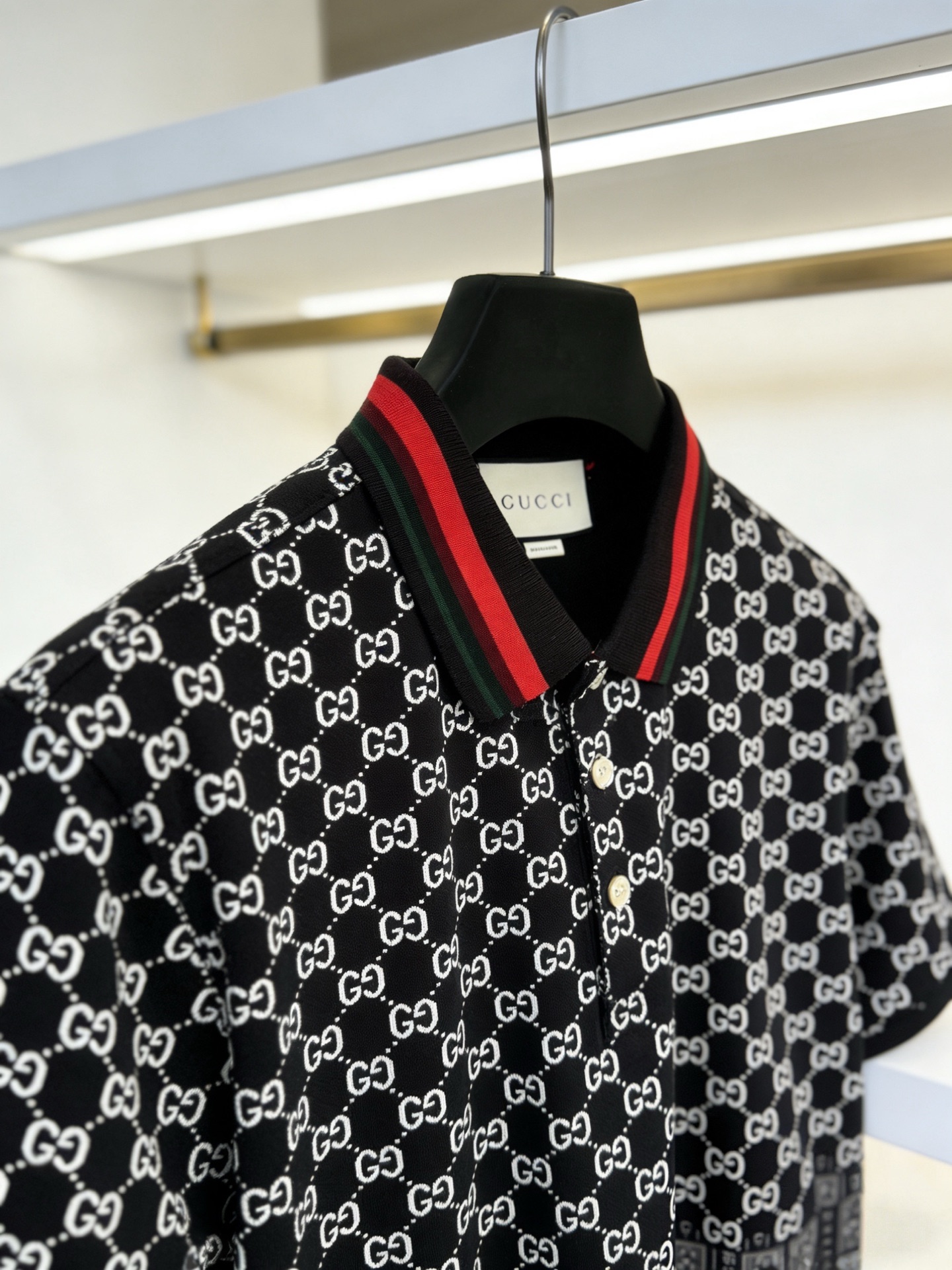 Gucci Gucci满印Polo衫
