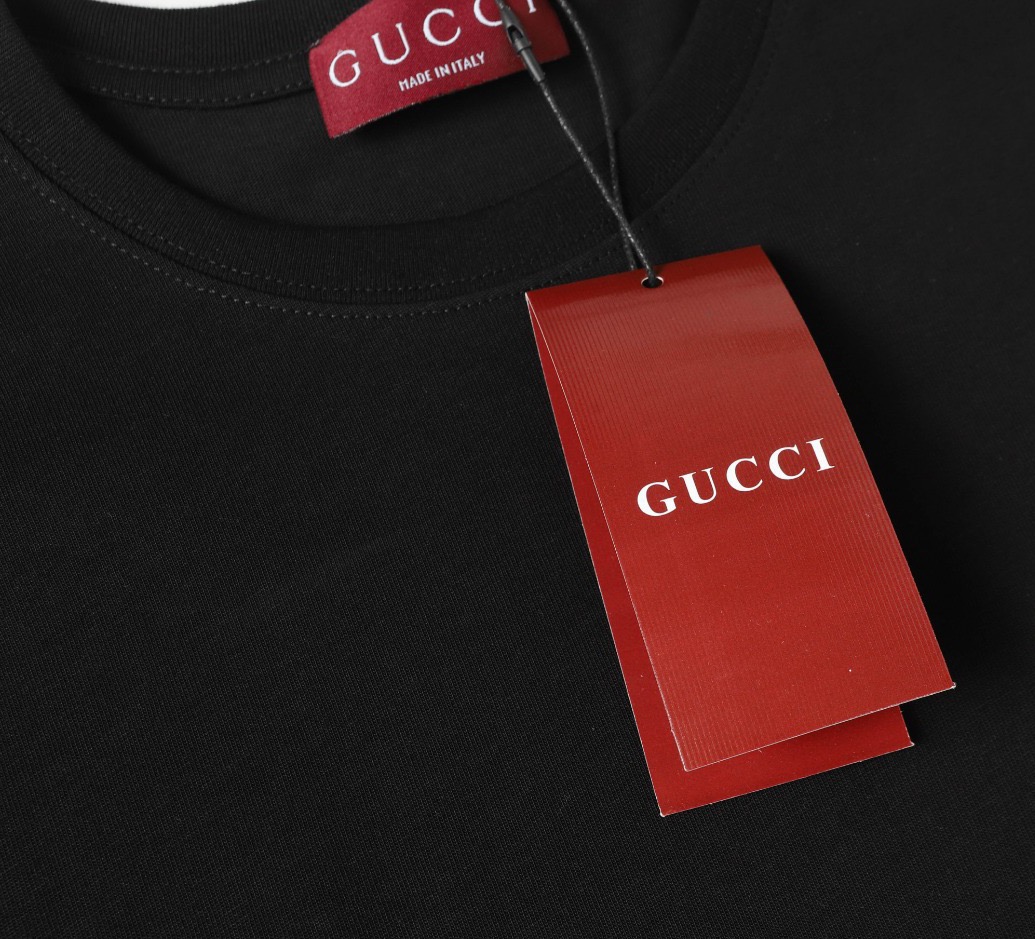 Gucci GUCCI 2025春夏新款 印花圆领短袖tee