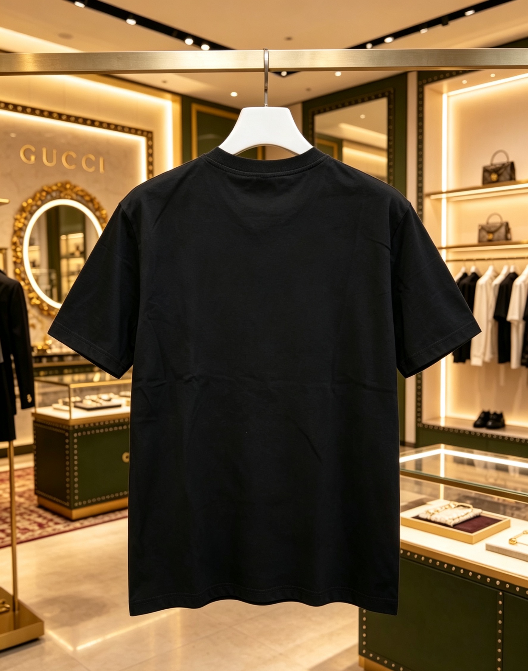 Gucci GUCCI 2025春夏新款 印花圆领短袖tee