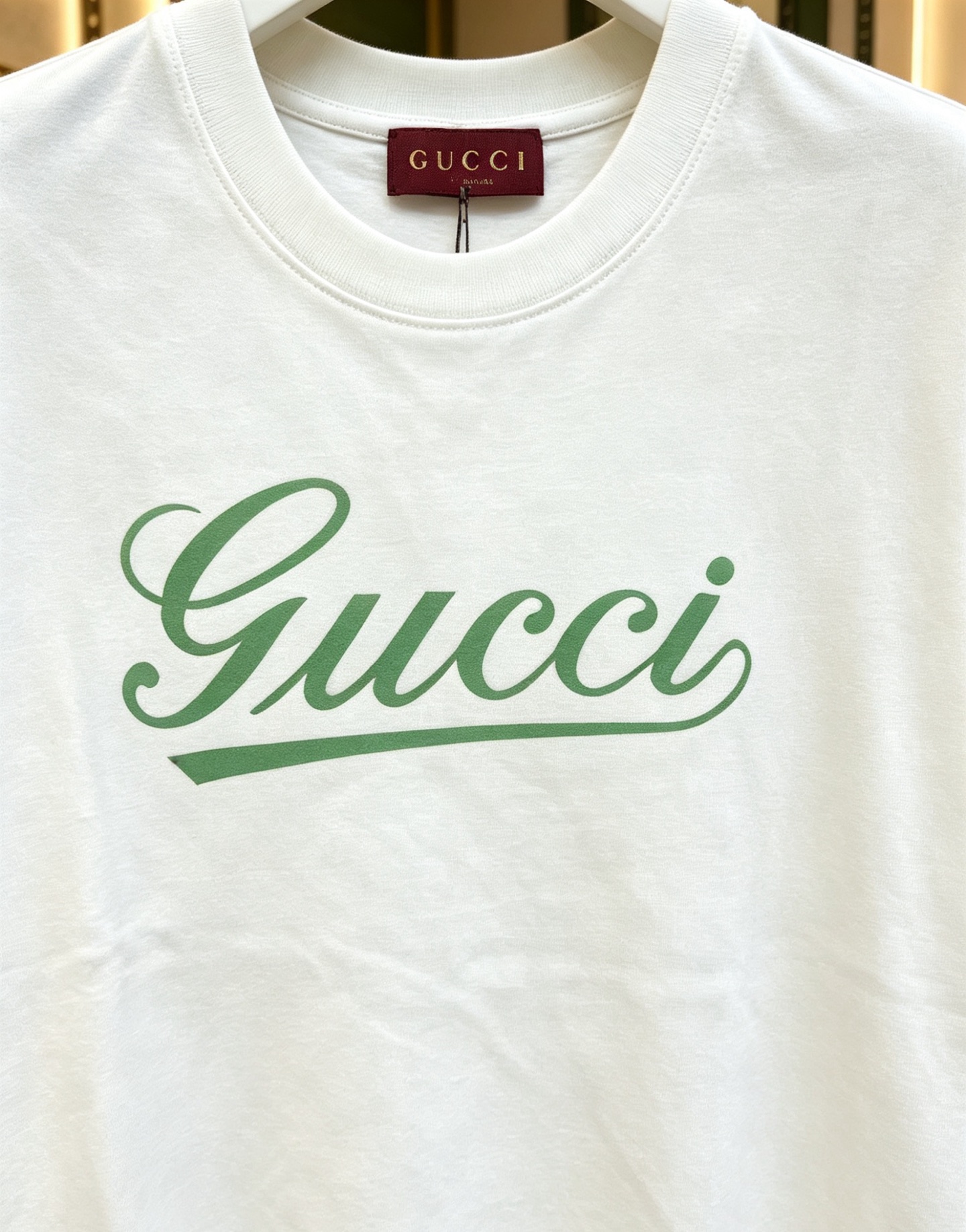 Gucci GUCCI 2025春夏新款 印花圆领短袖tee