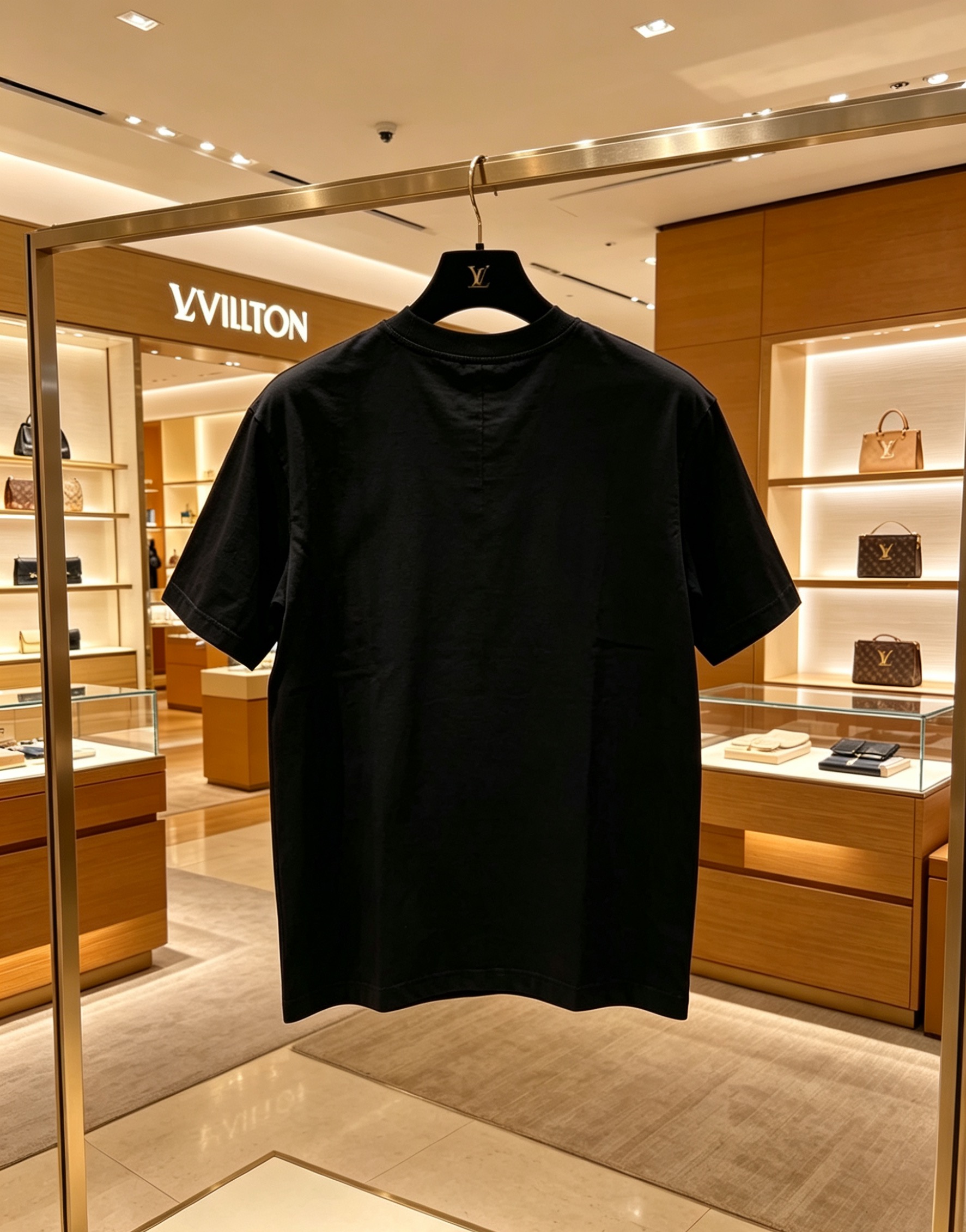 Louis Vuitton 1V 2025春夏新款 五角星印花圆领短袖tee