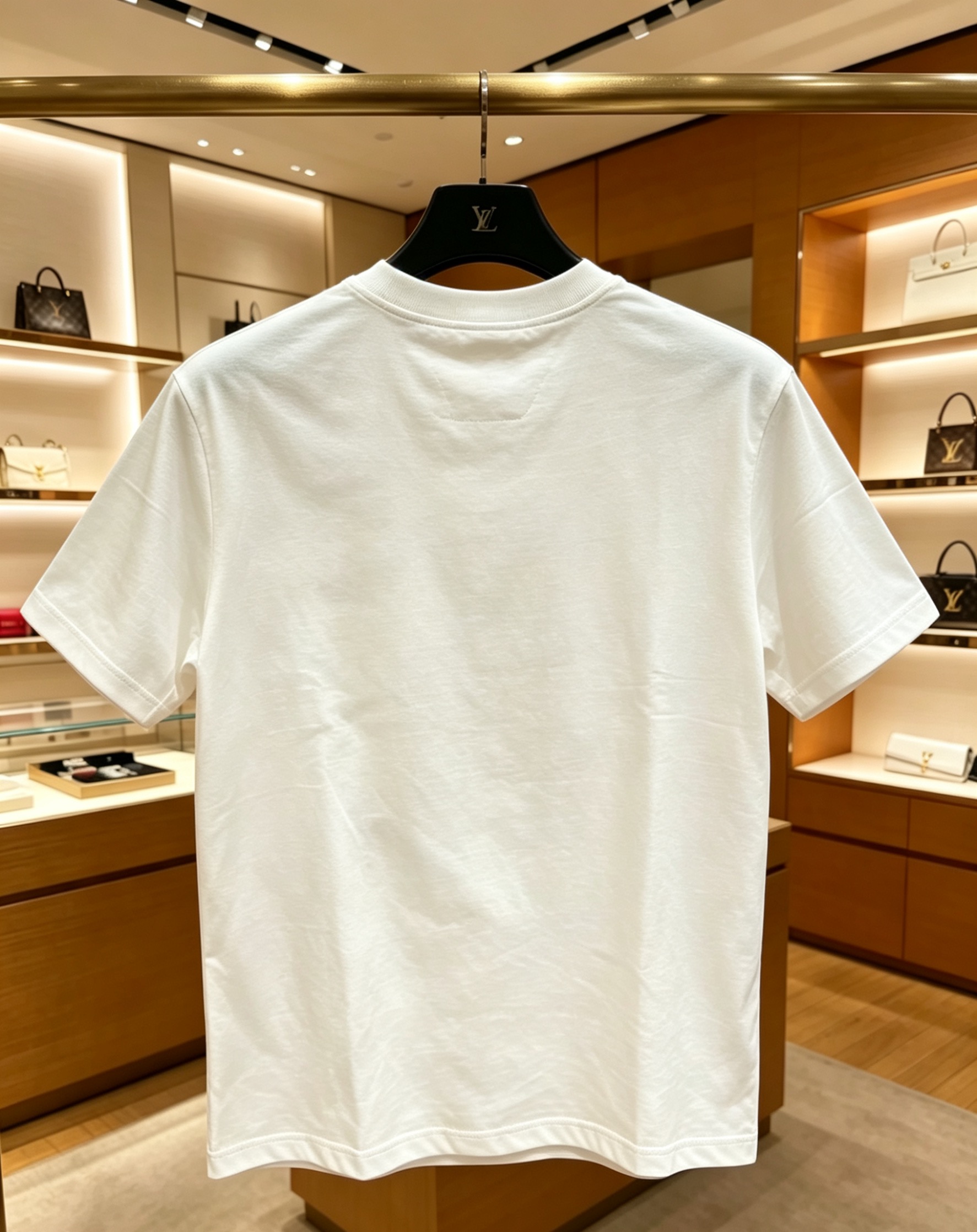Louis Vuitton 1V 2025春夏新款 小熊印花圆领短袖tee