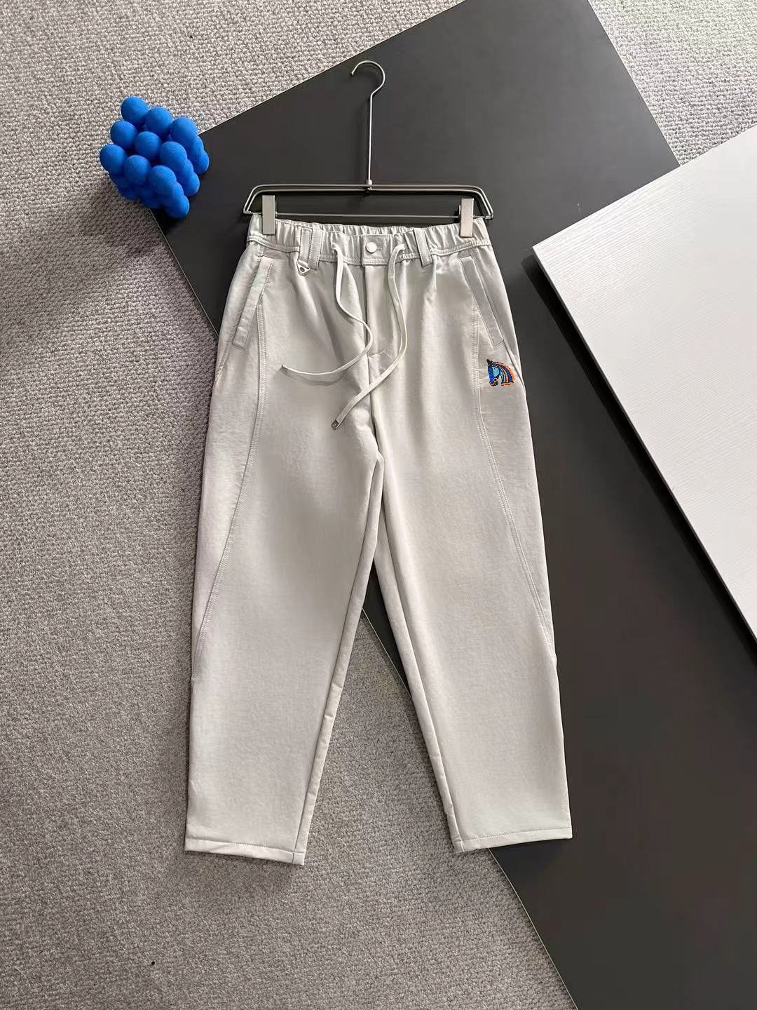 Hermes 2025 Fall Elastic Waist Casual Pants, Premium Fabric, Ultimate Comfort