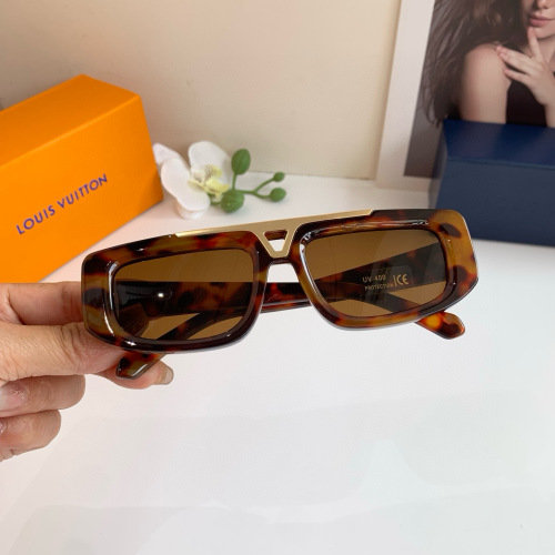 Louis Vuitton Square Frame Sunglasses - Stylish, Versatile, and UV Protective