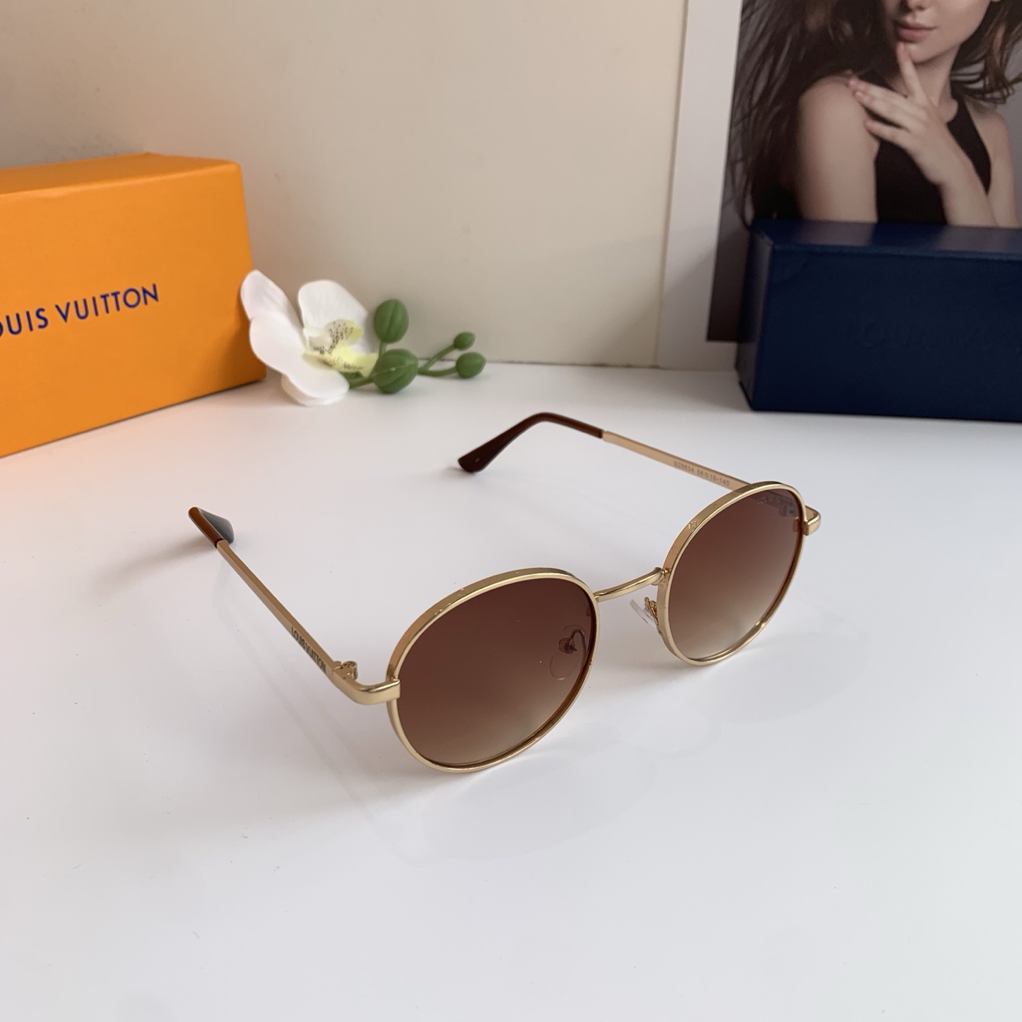 Louis Vuitton Small Round Frame Sunglasses - Stylish and Protective Eyewear