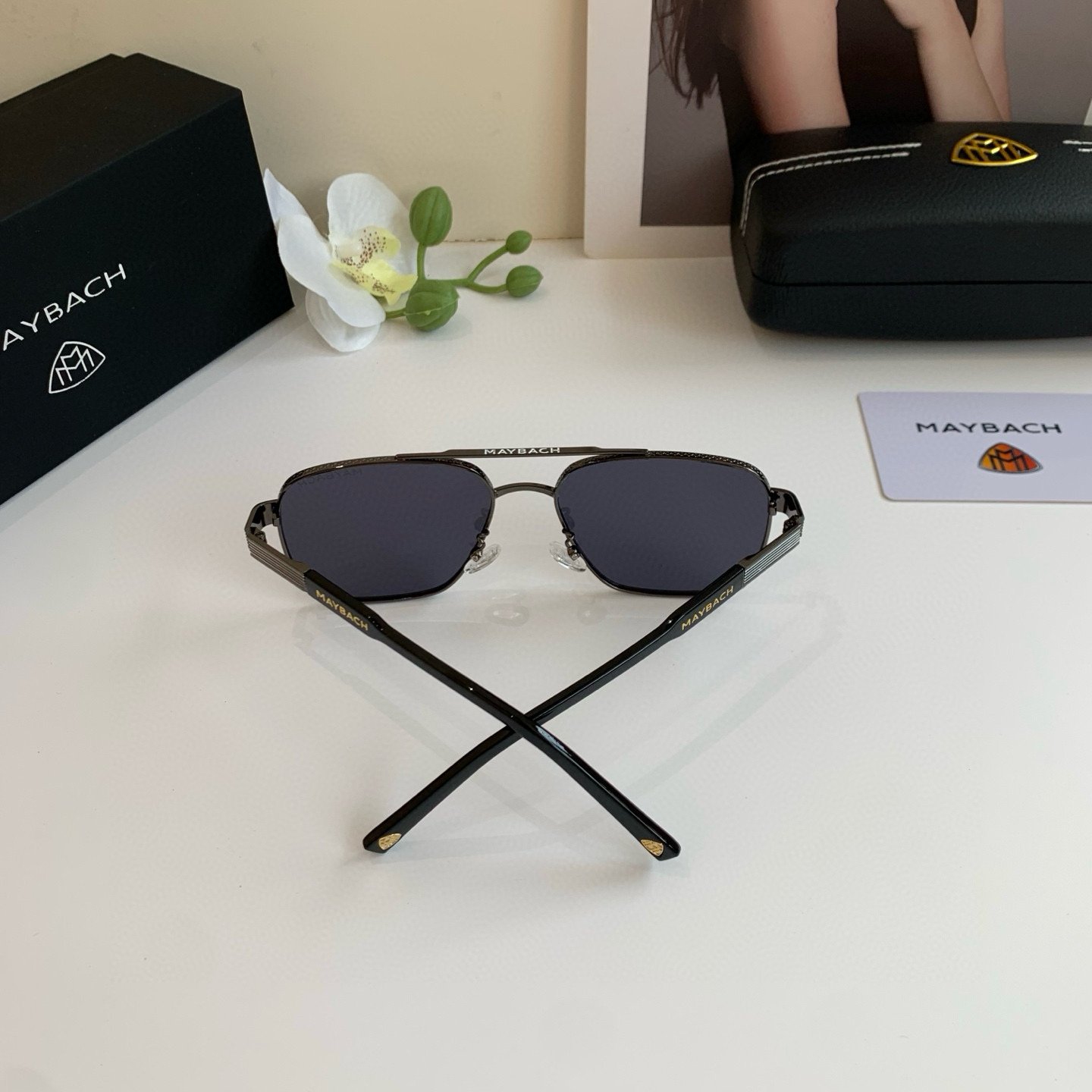 p280 Maybach McBach, 2025 new men’s high-end metal sunglasses - 图片 6