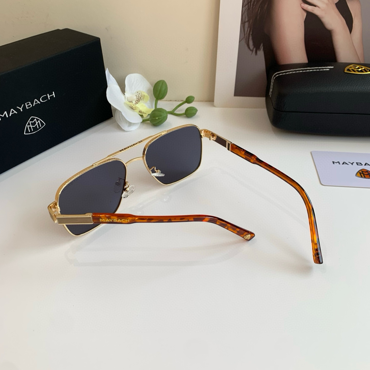 p280 Maybach McBach, 2025 new men’s high-end metal sunglasses - 图片 8