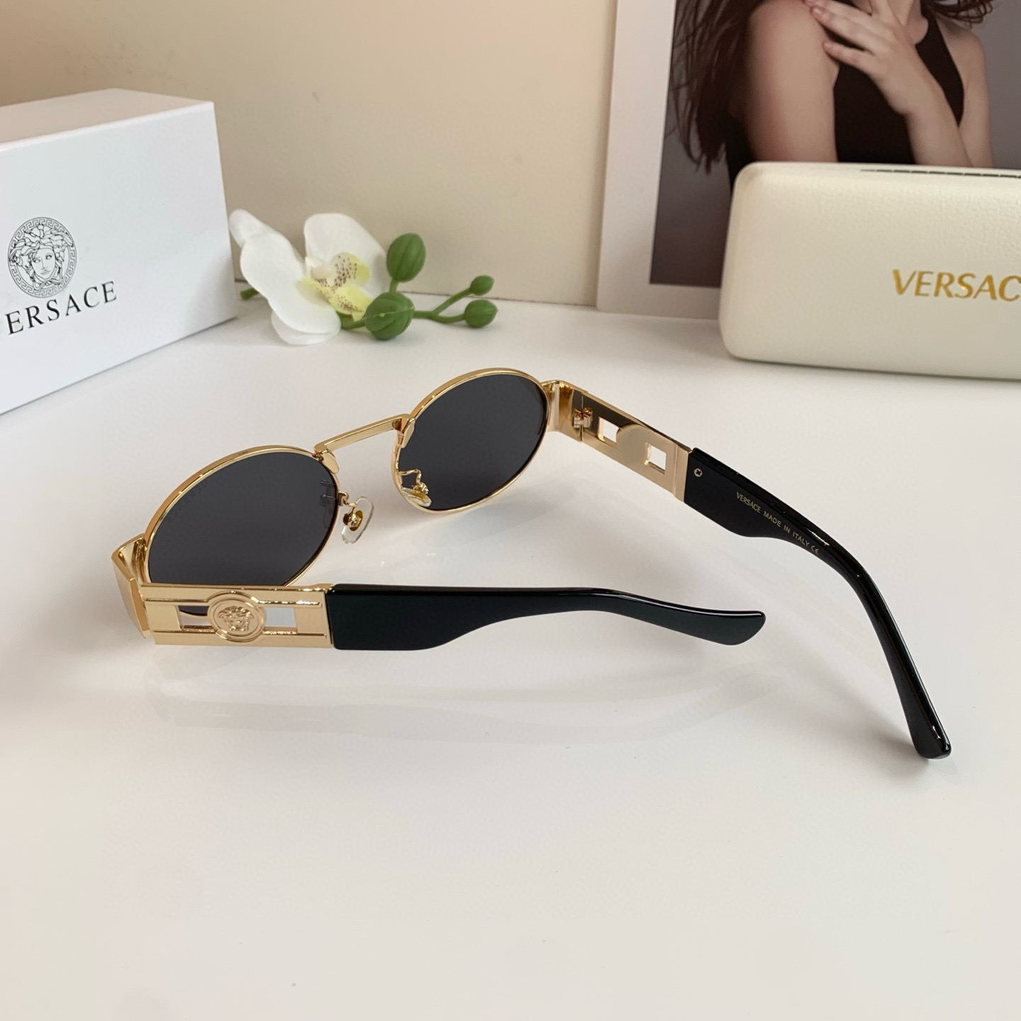 p280 van schuen, the 2025 stars, the same round box, the optic sunglasses! flying glasses - 图片 7