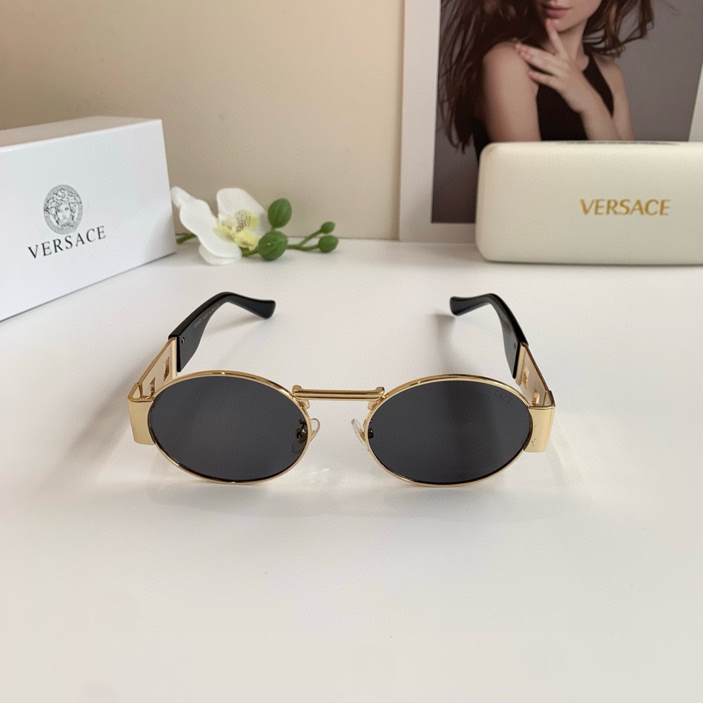 p280 van schuen, the 2025 stars, the same round box, the optic sunglasses! flying glasses - 图片 6