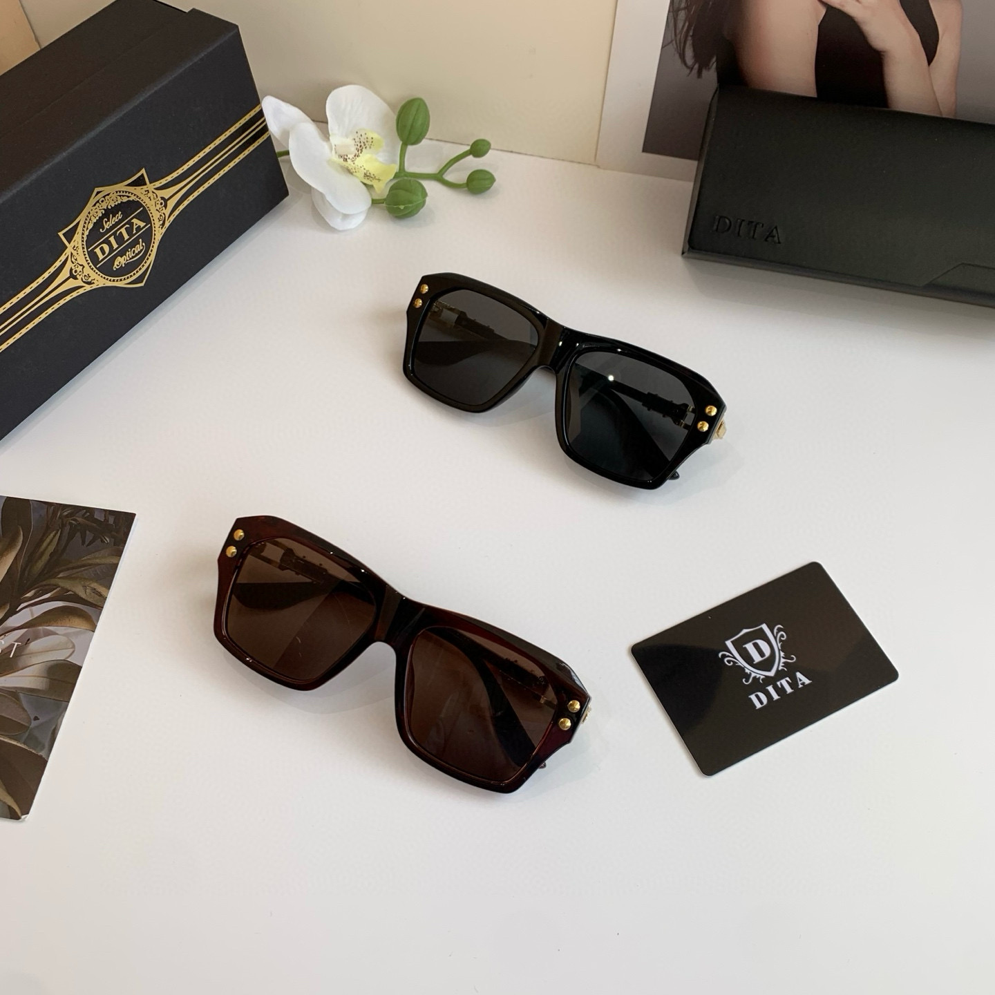 P280 DITA TITA, STAR-LIKE SUNGLASSES, BOX FASHION SUNGLASSES, AND NEVER-ENDING CHOICES! AWAY-DRIVE GLASSES - 图片 9