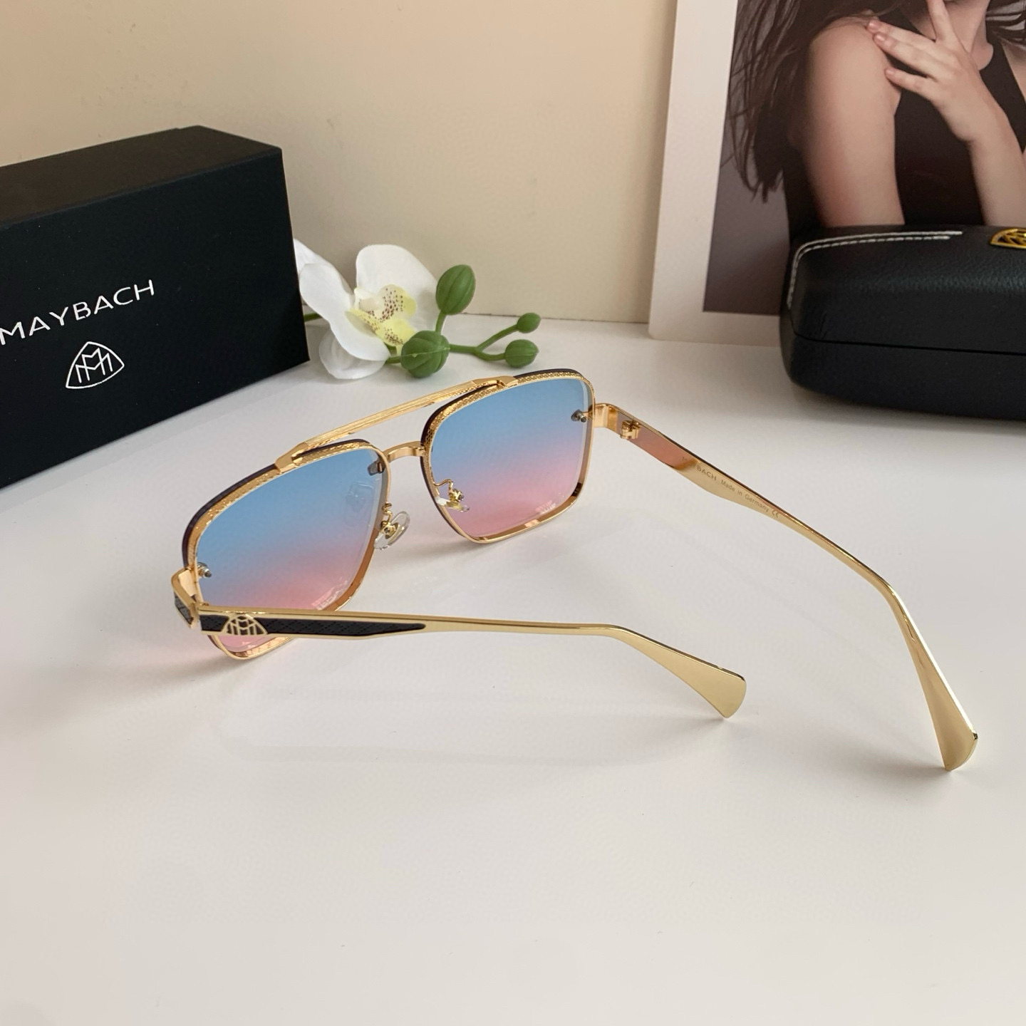 p280 Maybach McBach, a new 2025 man with high-end sunglasses, fashion-sweet glasses, outdoor travel sunglasses - 图片 8