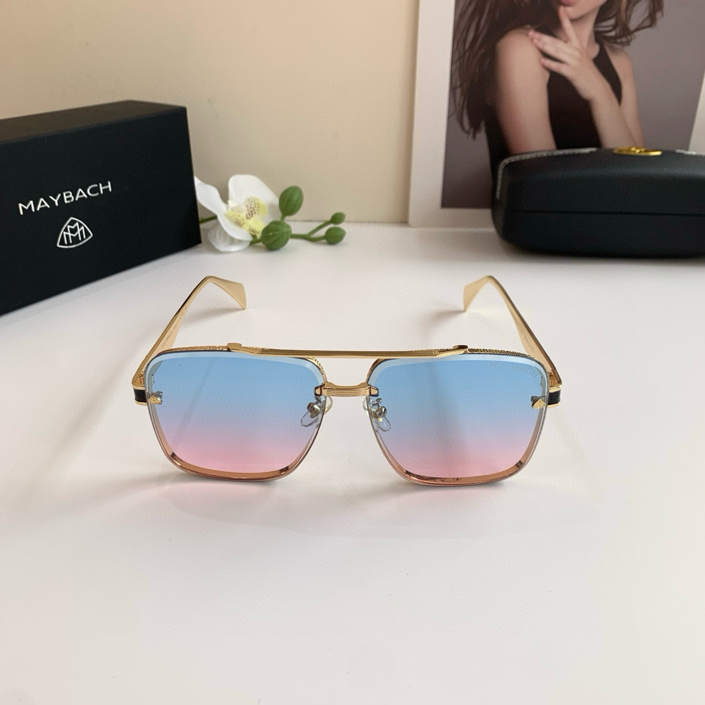 p280 Maybach McBach, a new 2025 man with high-end sunglasses, fashion-sweet glasses, outdoor travel sunglasses - 图片 4