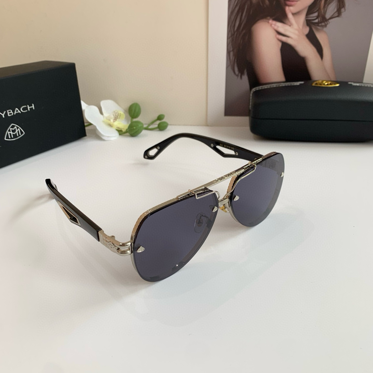 “Maybach McBach: Stylish Outdoor Travel Sunglasses for Metal Man”