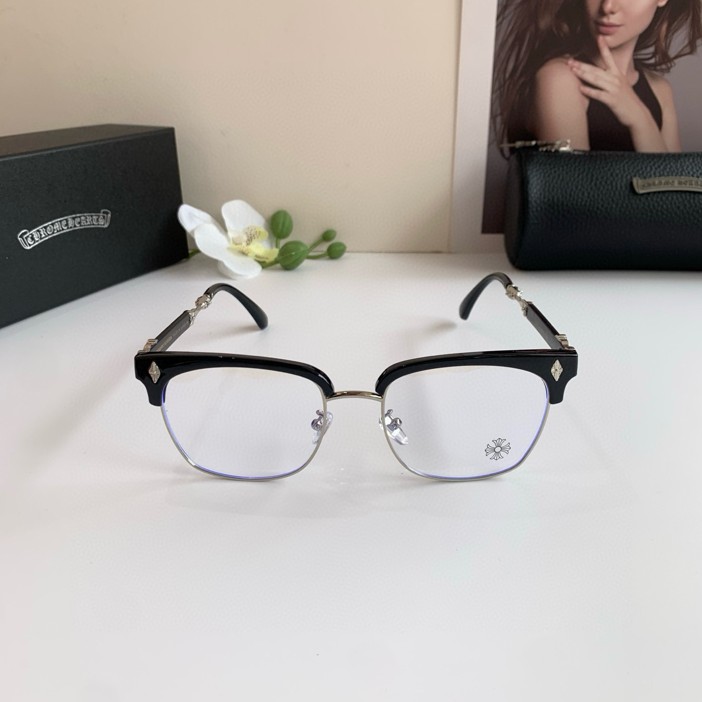 European-American Fashion Sunglasses with New Frame and Light Luxuries - 图片 5