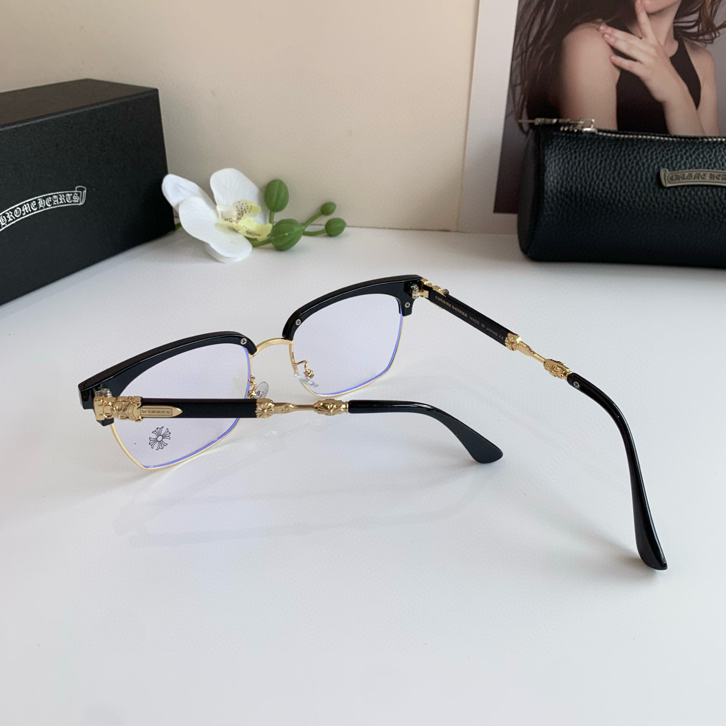 New European-American Frame Optical Lens: Fashionable Sunglasses for Men and Women. Luxurious and Lightweight. - 图片 8