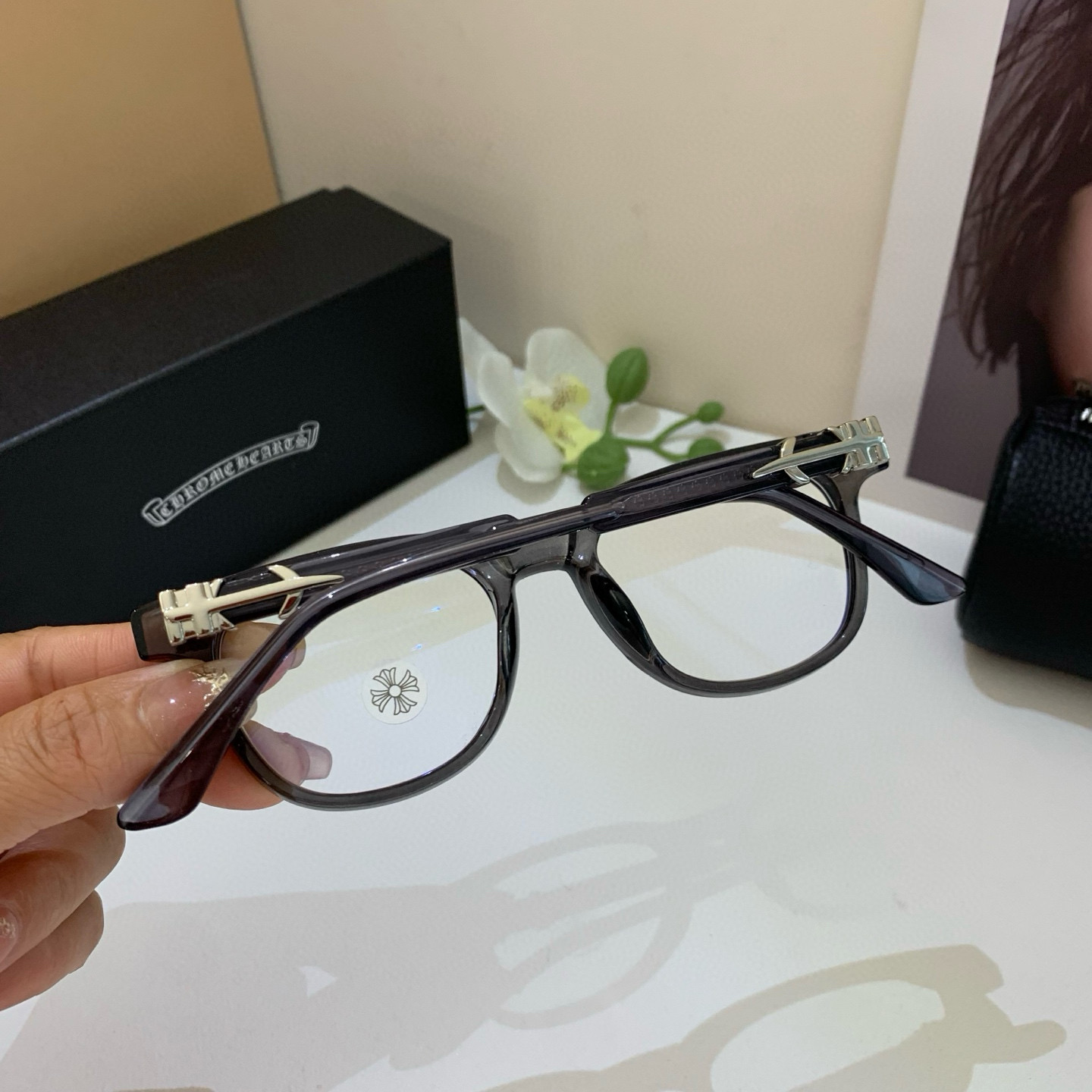 P245 THE NEW 2025 EURO-AMERICAN BOX OPTICAL MIRRORS, THE LUXURIOUS SUNGLASSES OF MEN AND WOMEN - 图片 5