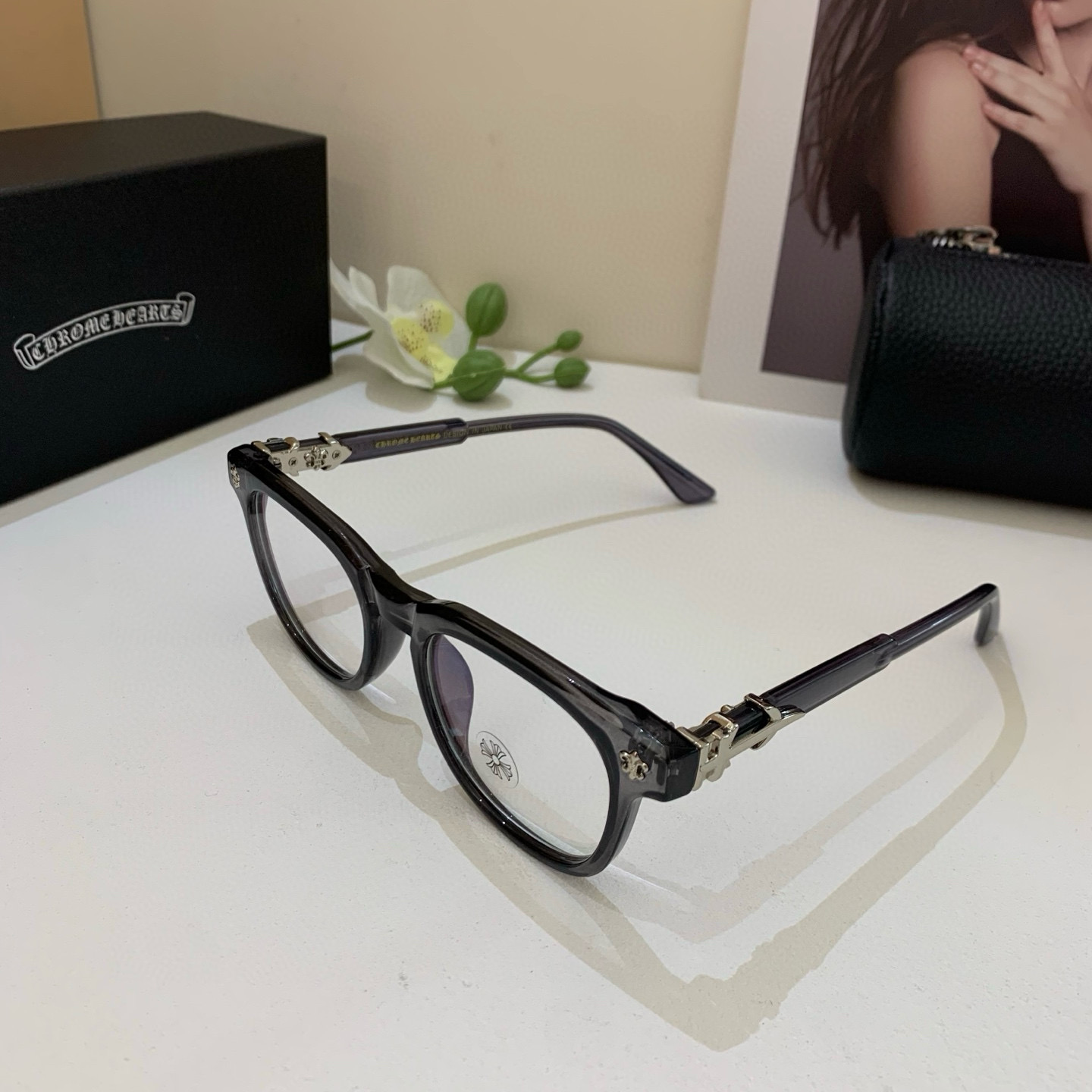 P245 THE NEW 2025 EURO-AMERICAN BOX OPTICAL MIRRORS, THE LUXURIOUS SUNGLASSES OF MEN AND WOMEN - 图片 2