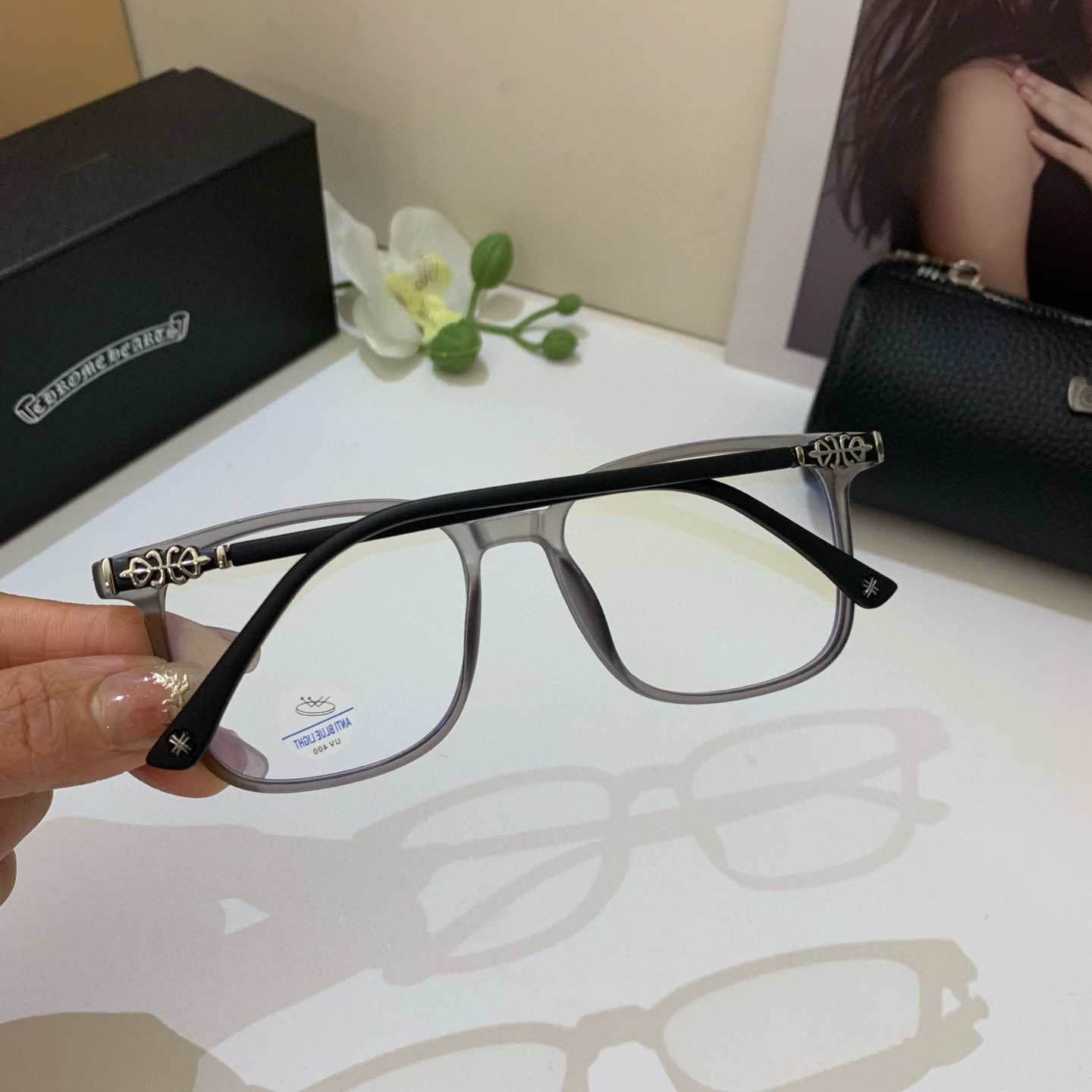 European-American Frame Optical Lens: Fashionable Sunglasses for Men and Women - 图片 5