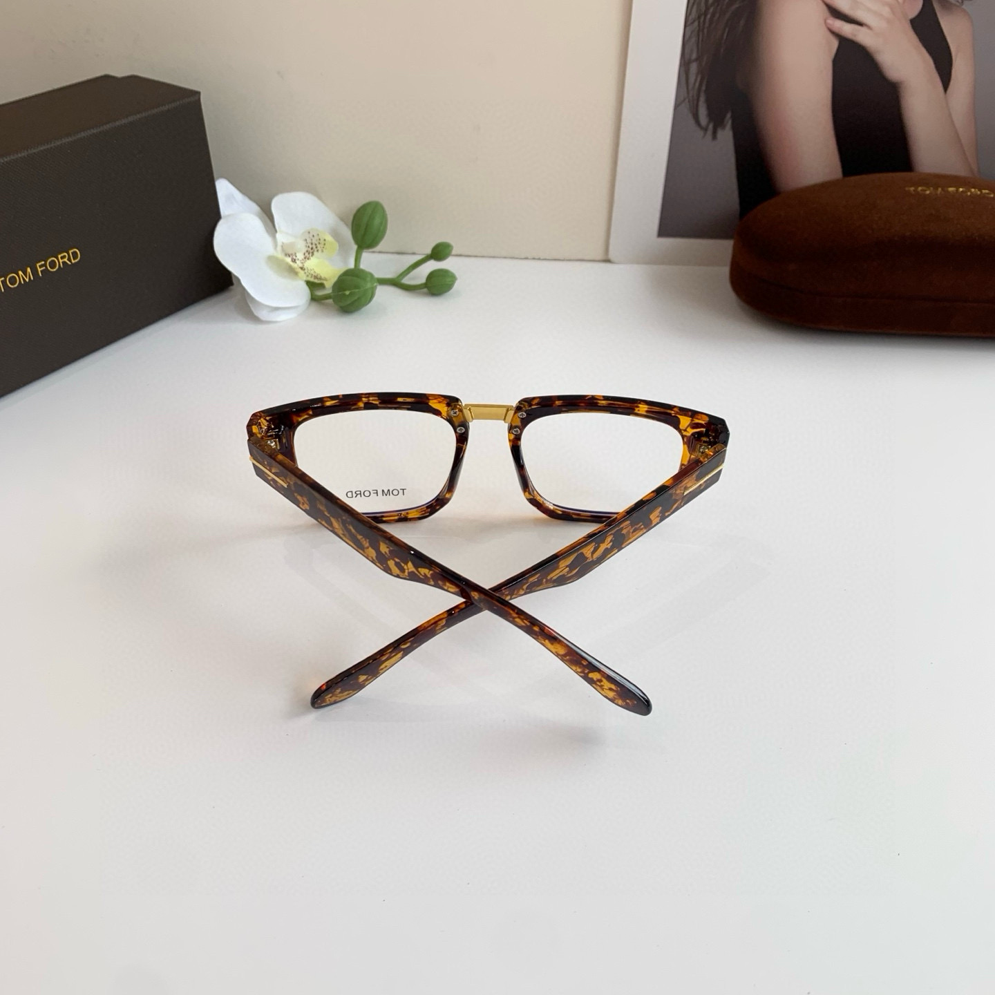 p245 TOMFORD Tomford, General Clear Optical Mirrors, Fashion-Tide Blue-Rained Glasses, Mono-Talk Handsome, Travel-Drive Glasses - 图片 8