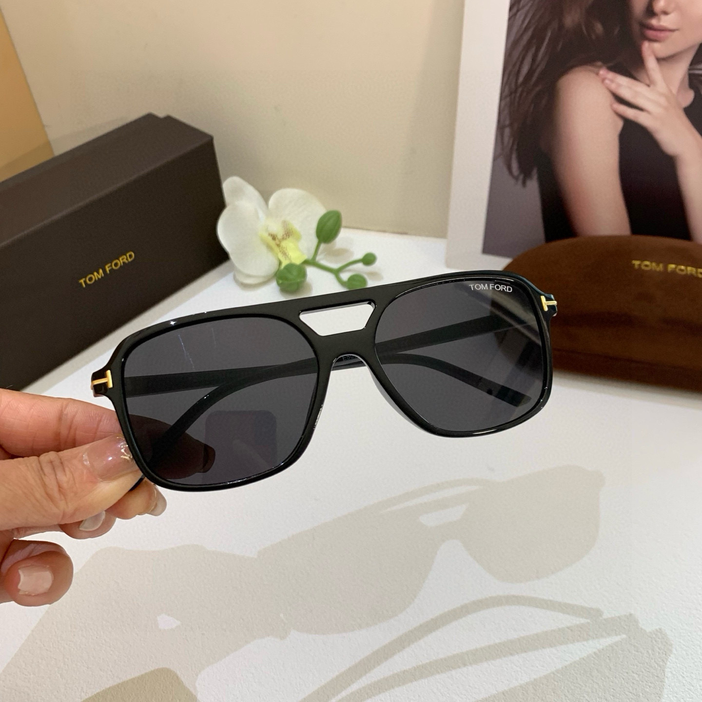 p. 263 TOMFORD Tomford, General sunglasses for men and women, fashion current sunglasses, unique crafts, driving glasses - 图片 1