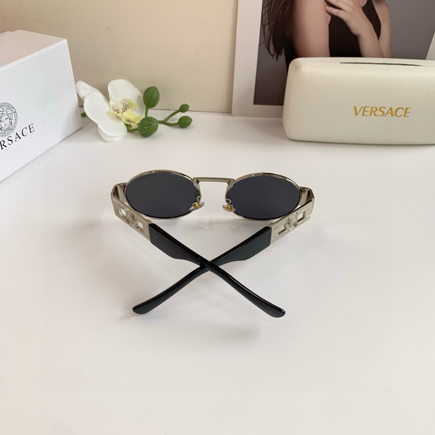 p280 van schuen, the 2025 stars, the same round box, the optic sunglasses! flying glasses - 图片 8