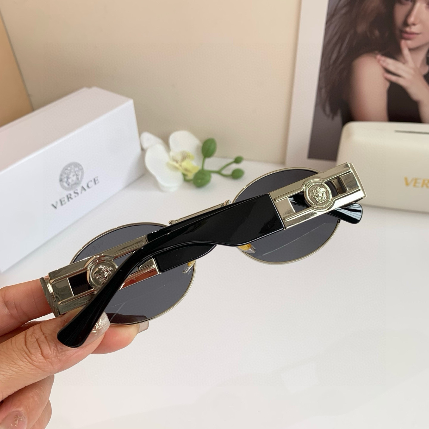 p280 van schuen, the 2025 stars, the same round box, the optic sunglasses! flying glasses - 图片 6