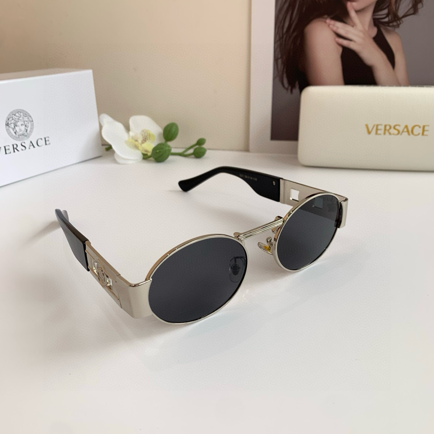p280 van schuen, the 2025 stars, the same round box, the optic sunglasses! flying glasses - 图片 2