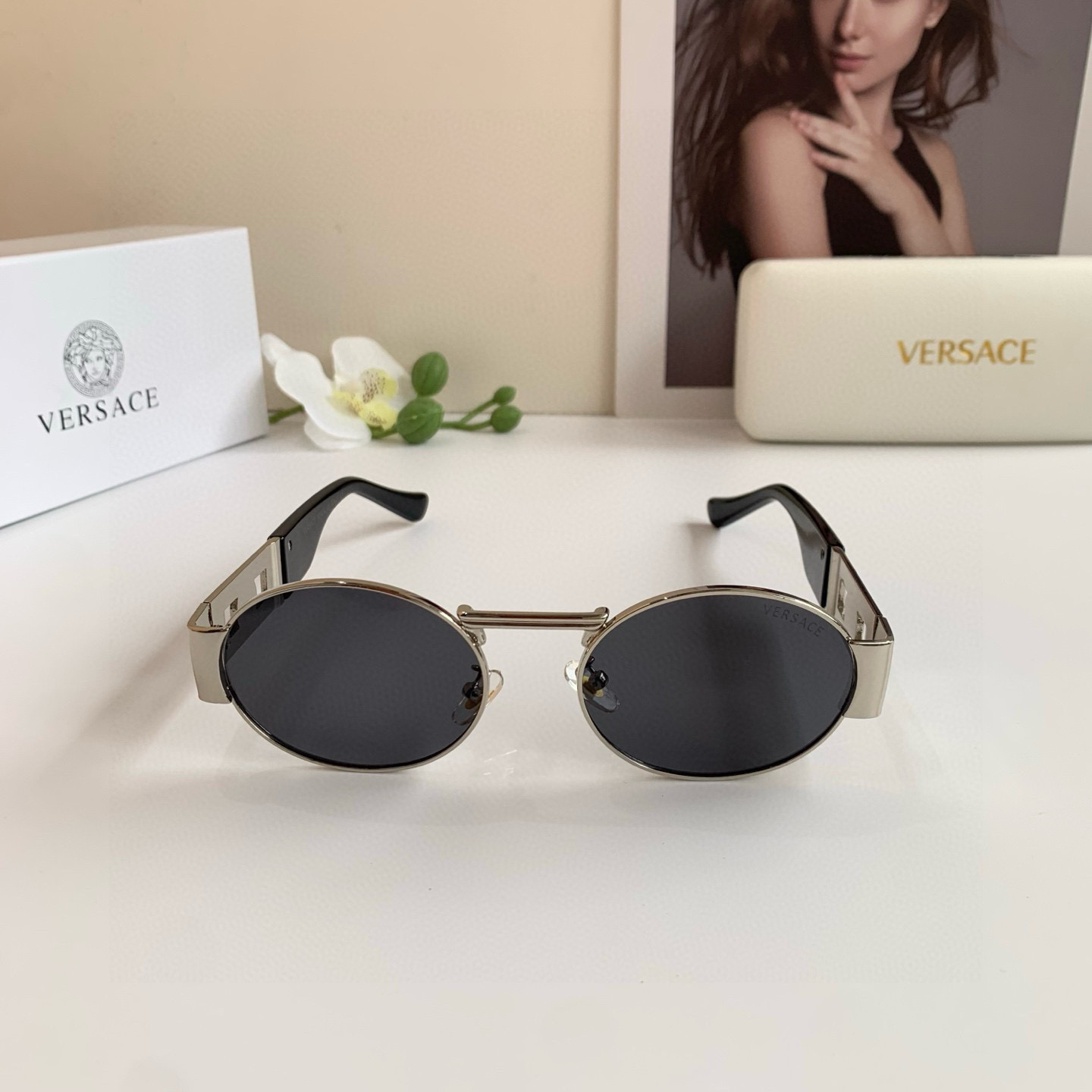 p280 van schuen, the 2025 stars, the same round box, the optic sunglasses! flying glasses - 图片 5