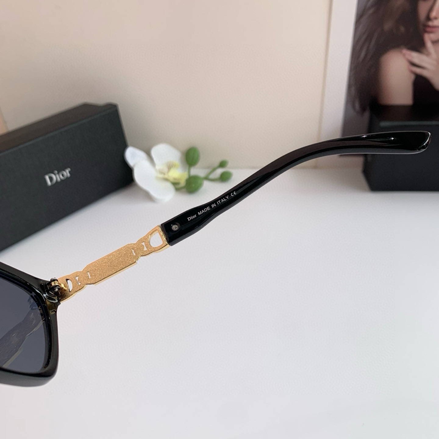 P263 on Diordio’s new little red-coloured cat eyeglasses, male and female sunglasses in red fashion - 图片 7