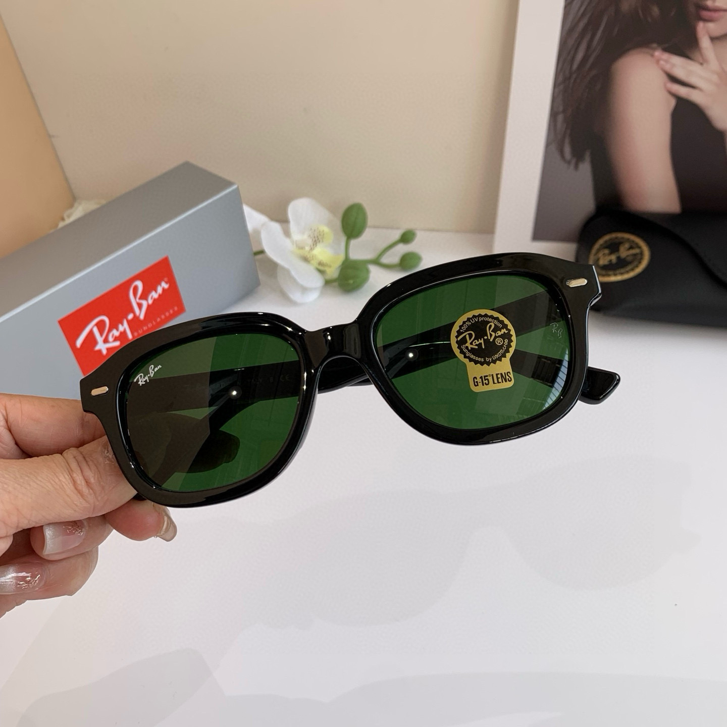 Ray Ban Rayburn: Classic UV-Proof Sunglasses for Men and Women