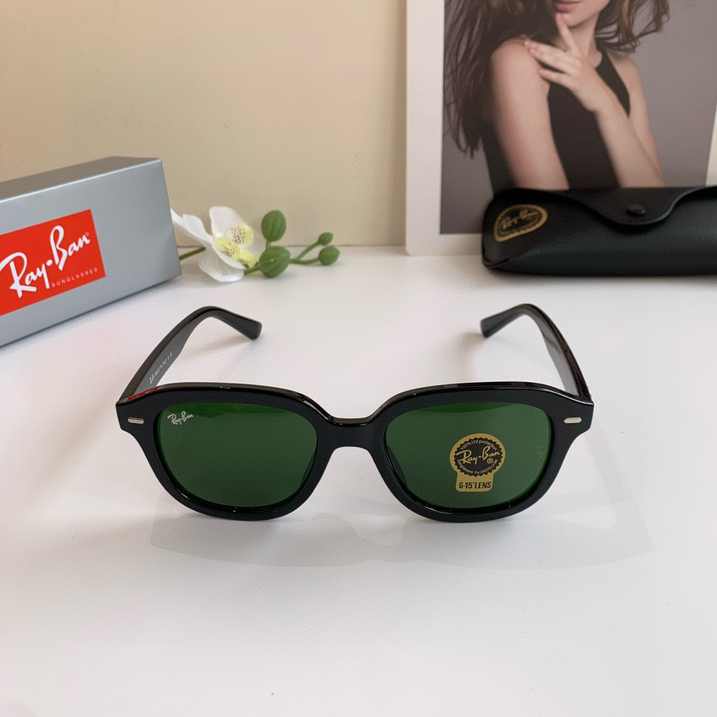 Ray Ban Rayburn: Classic UV-Proof Sunglasses for Men and Women - 图片 4