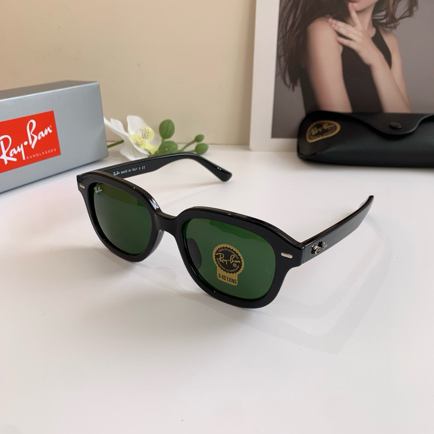 Ray Ban Rayburn: Classic UV-Proof Sunglasses for Men and Women - 图片 3