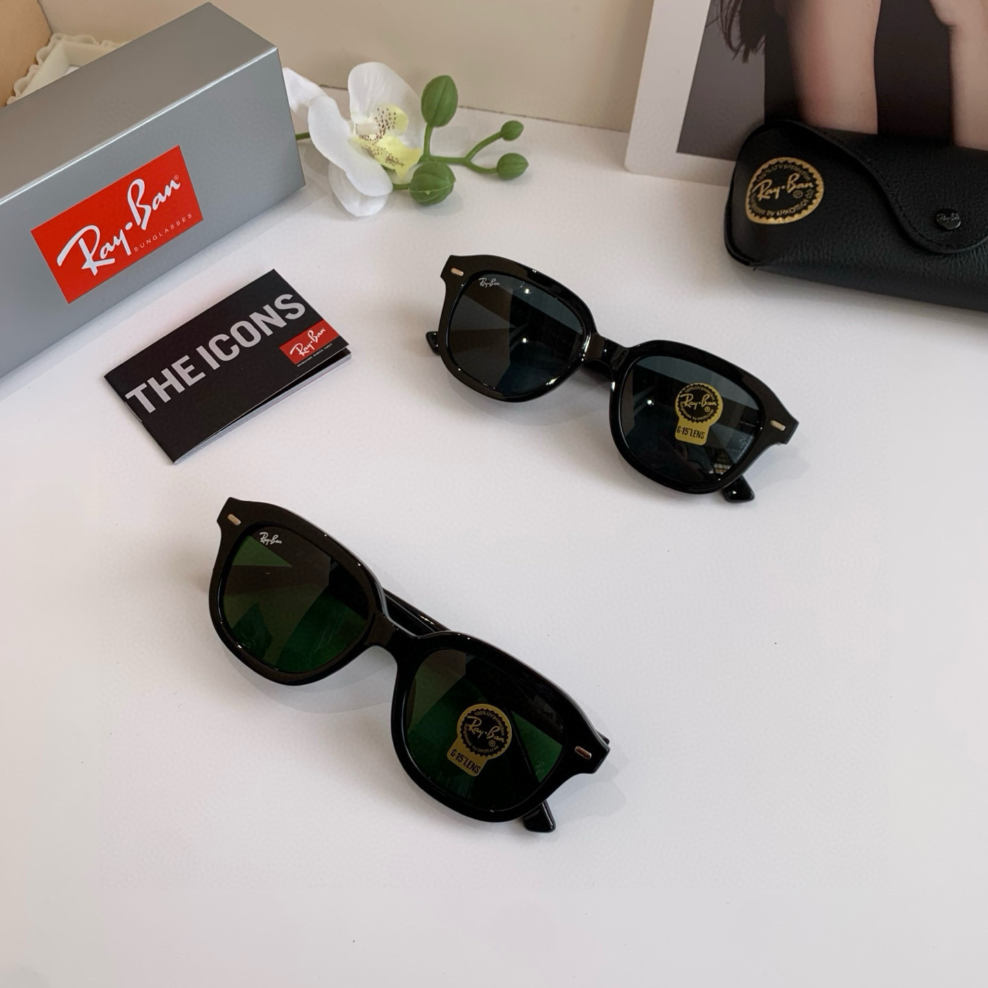 Ray Ban Rayburn Sunglasses: Classic UV-Proof Eyewear for Men and Women - 图片 9